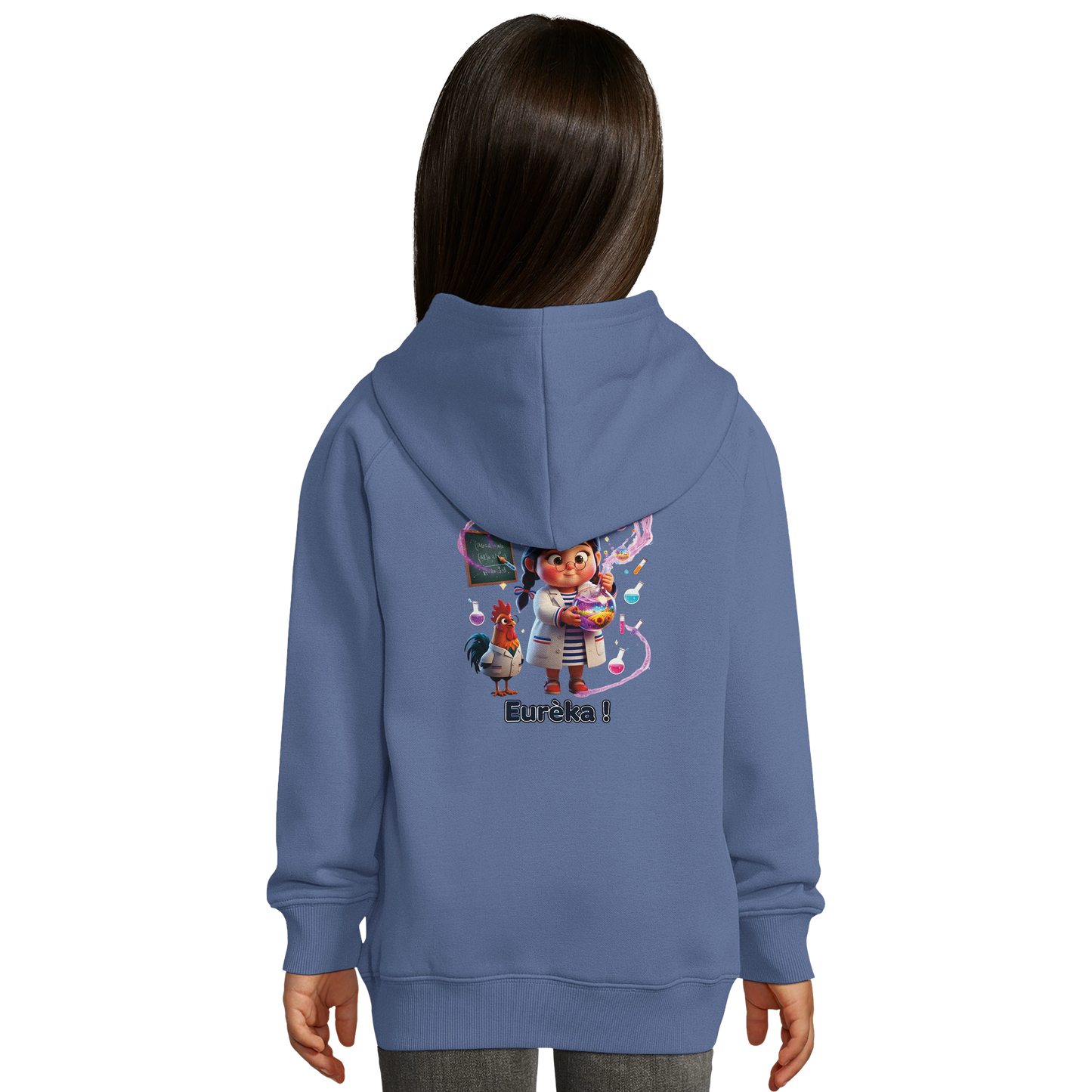 Sweat à Capuche fille Petite Génie de France - Coton Bio