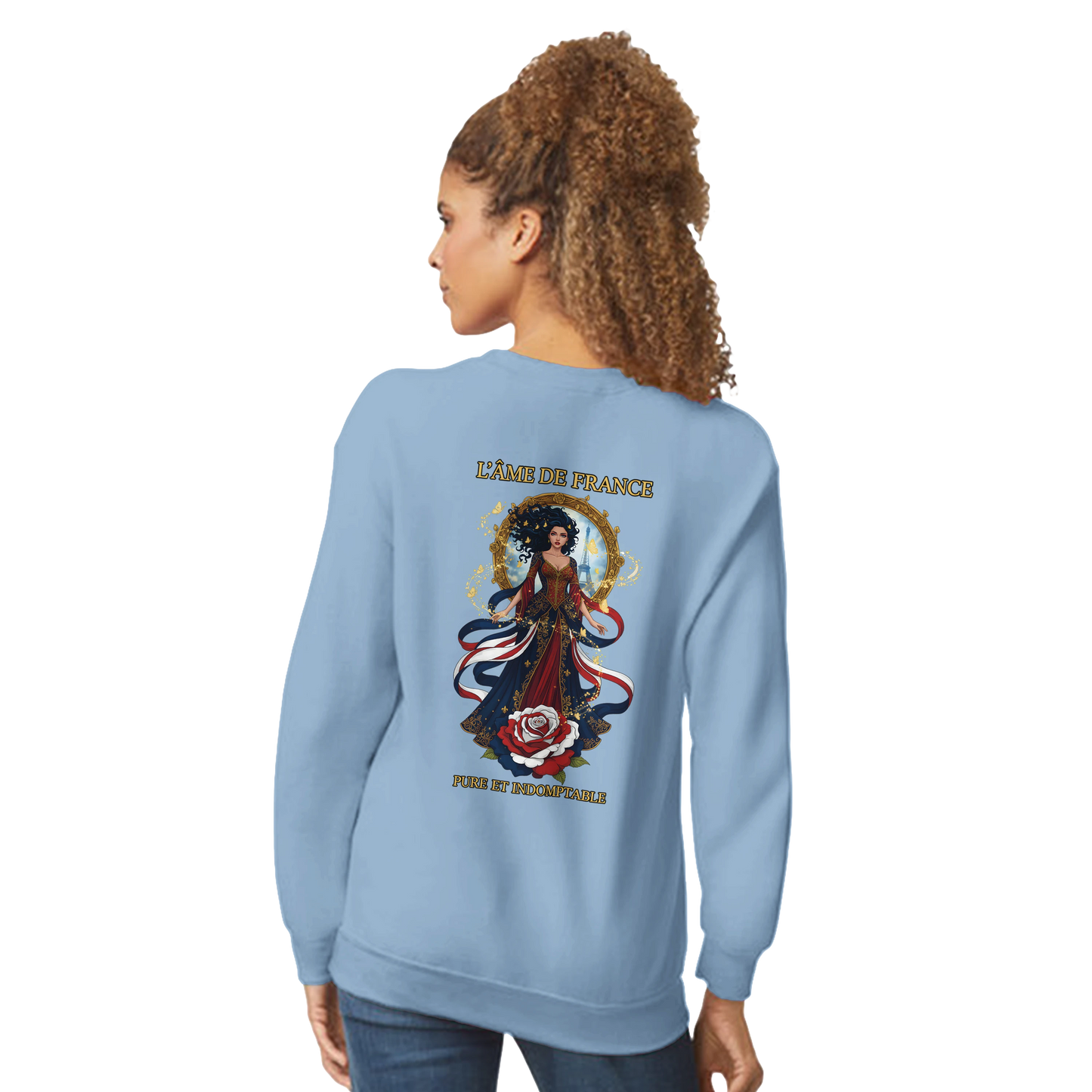 Sweat-shirt Femme "L'âme de France" - Confort Supérieur