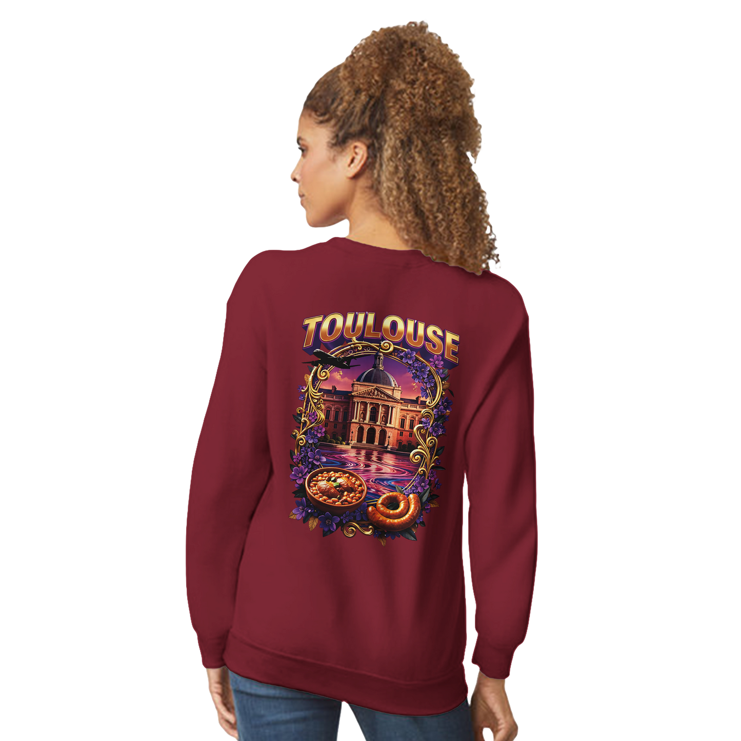 Sweat-shirt Unisexe Toulouse – Design Ville de France