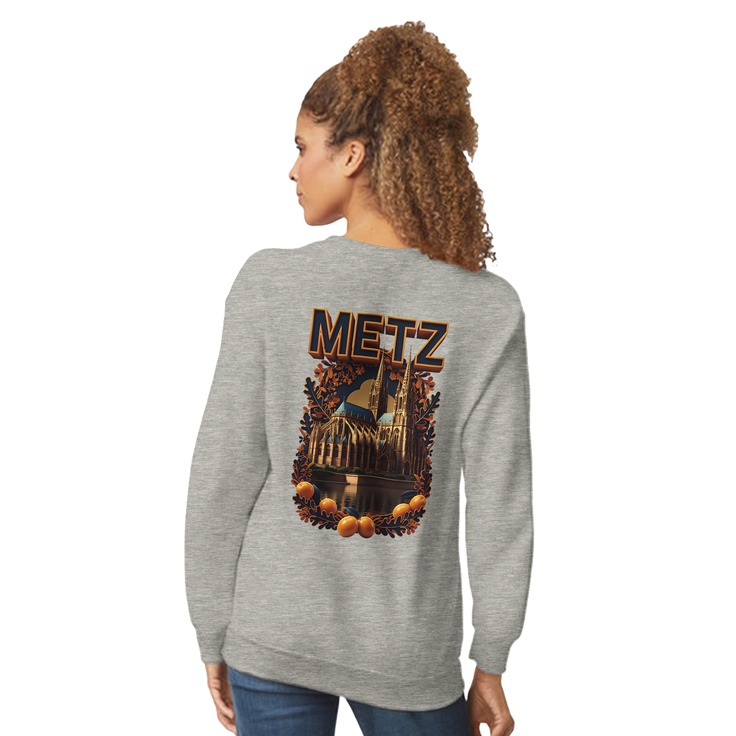 Sweat-shirt unisexe Metz – Coupe classique et confort premium