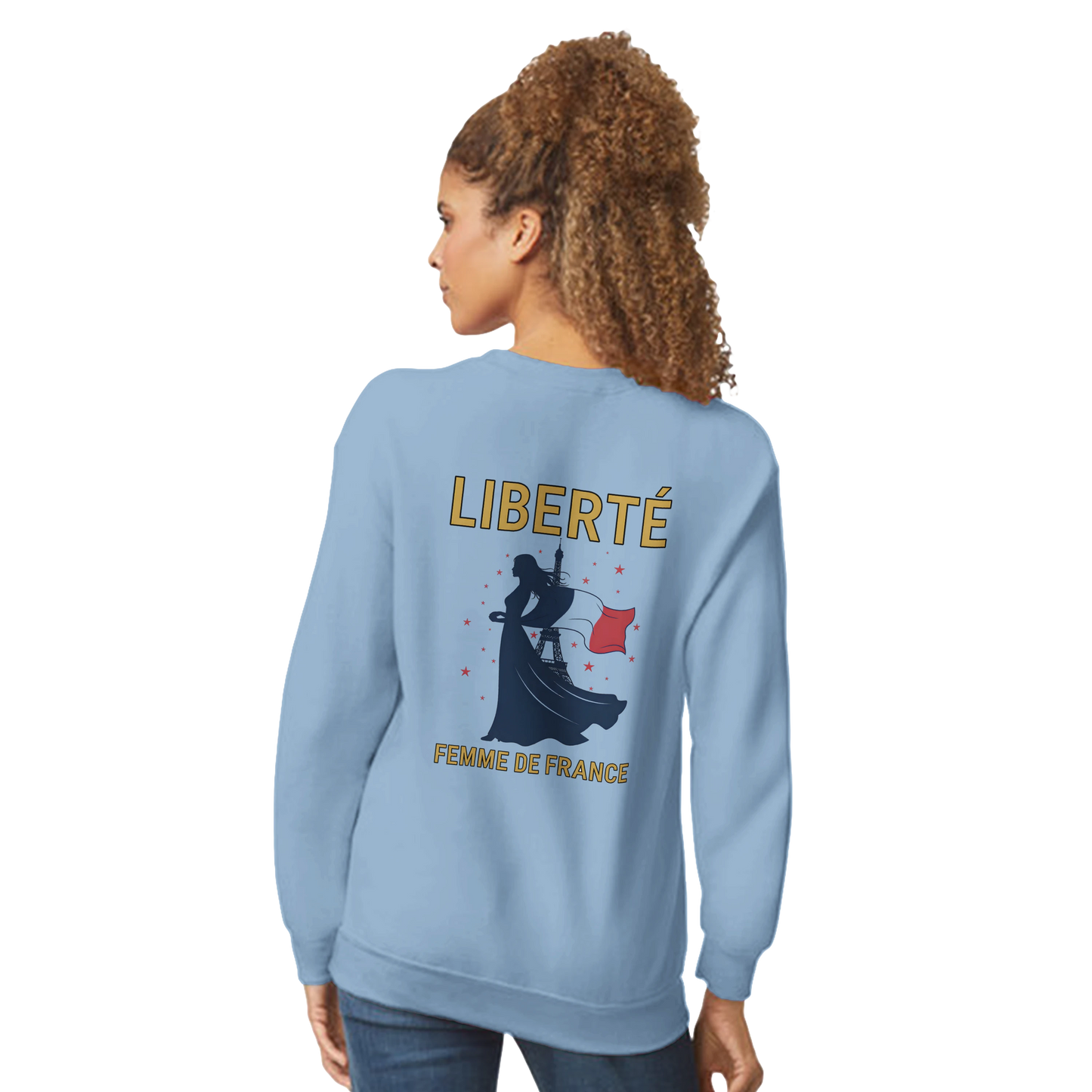 Sweat-shirt femme liberté  classique ras du cou | Gildan® 18000