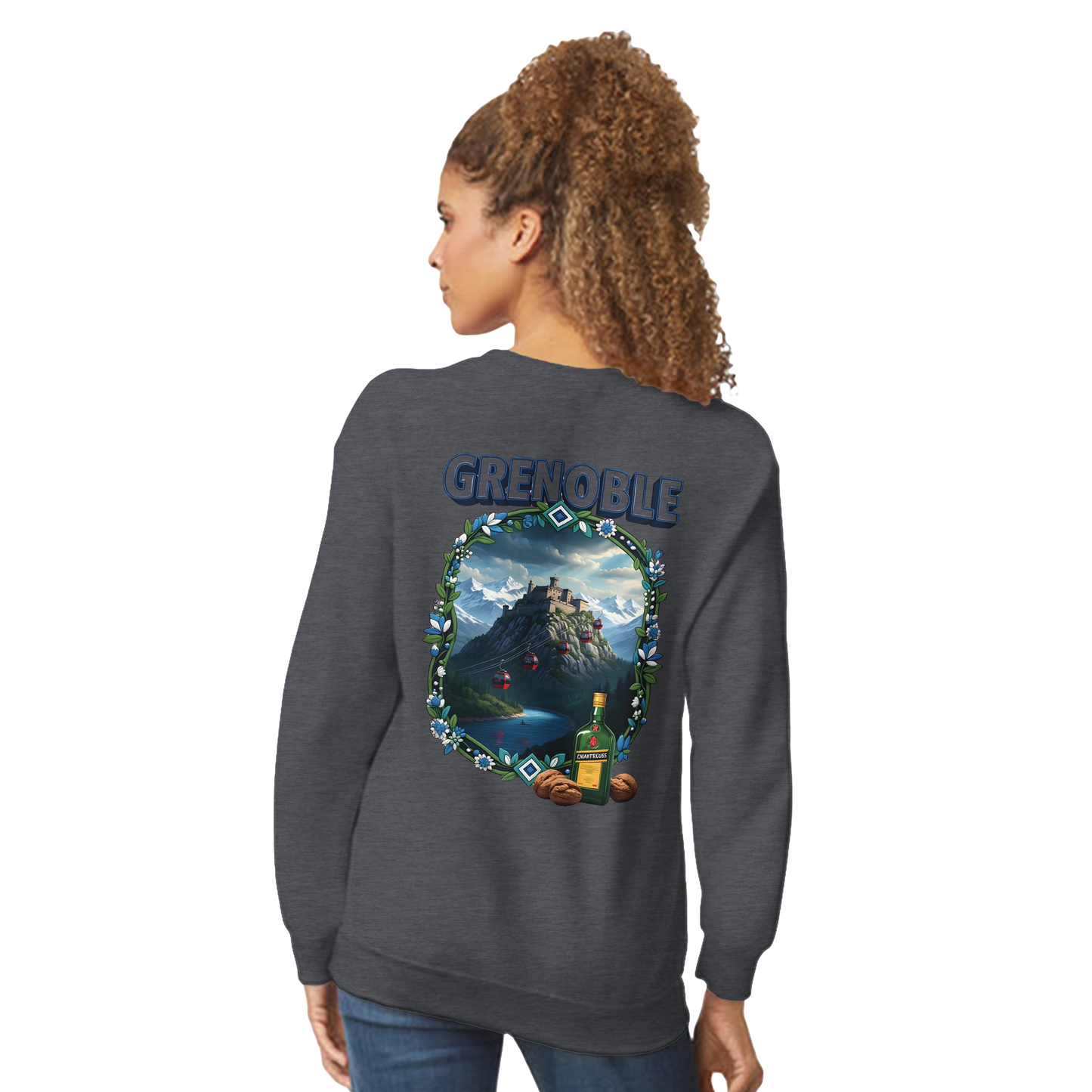 Sweat-shirt unisexe Grenoble – Style urbain premium