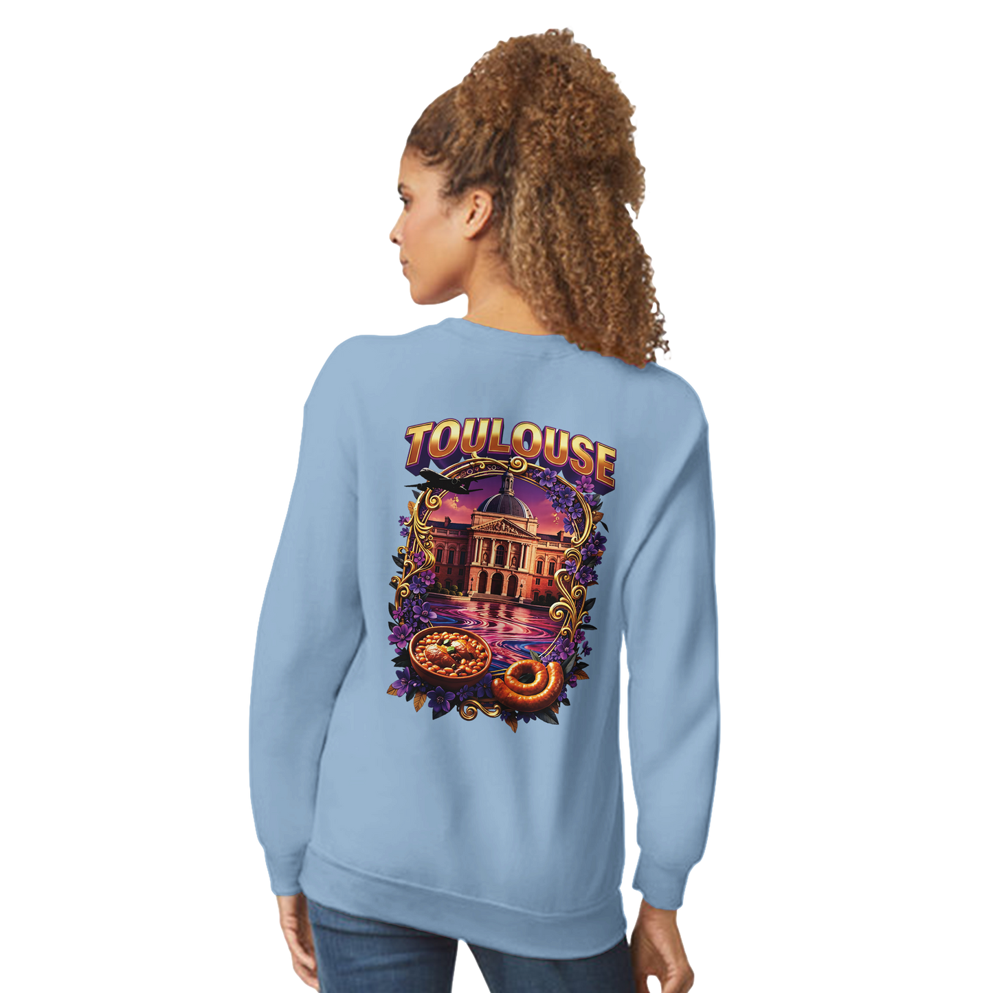 Sweat-shirt Unisexe Toulouse – Design Ville de France