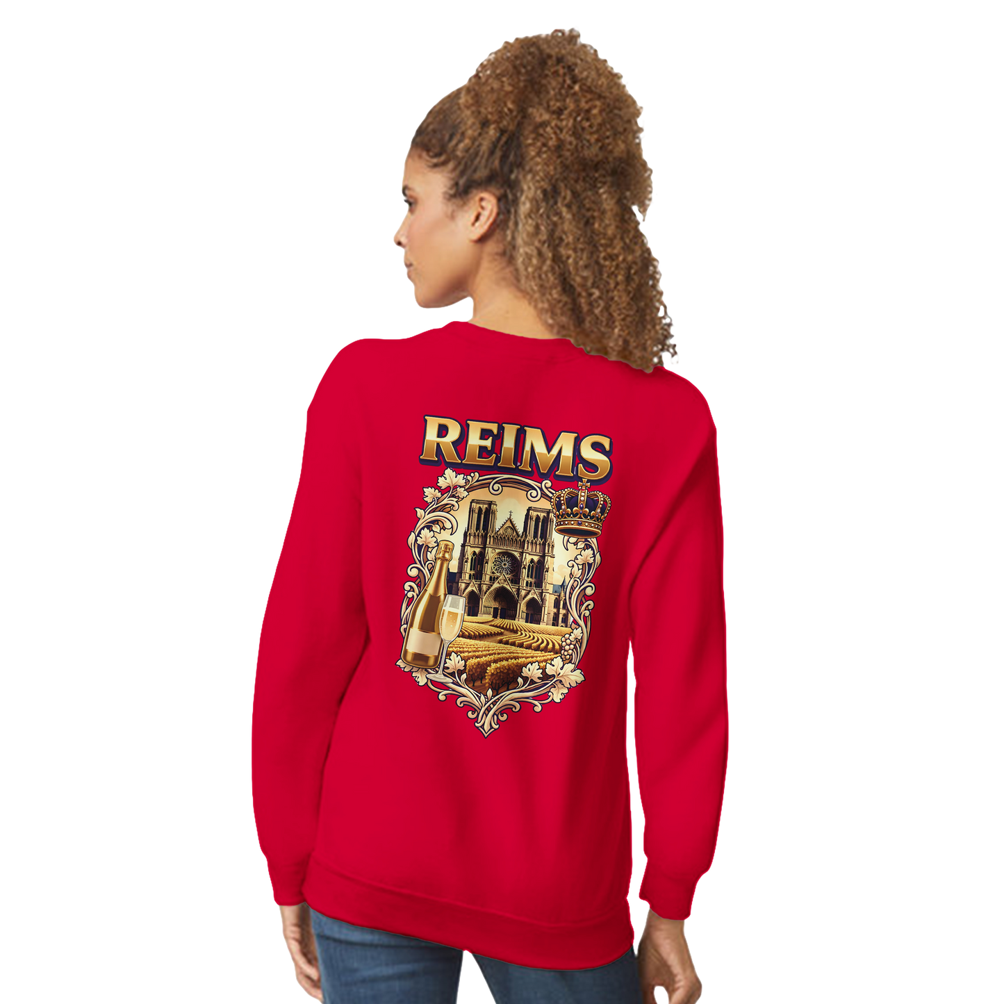 Sweat-shirt Reims – Sweat à col rond confortable en coton mélangé