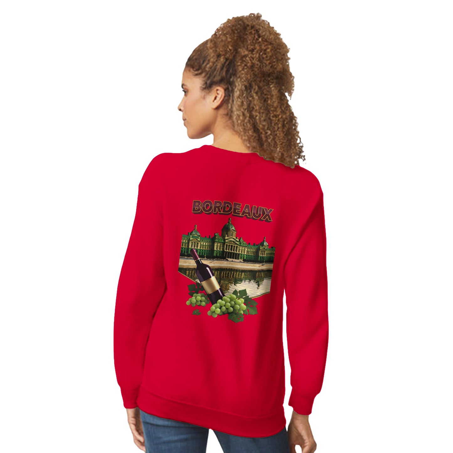 Sweat-shirt Unisexe Bordeaux Ville de France – Classique et Confortable
