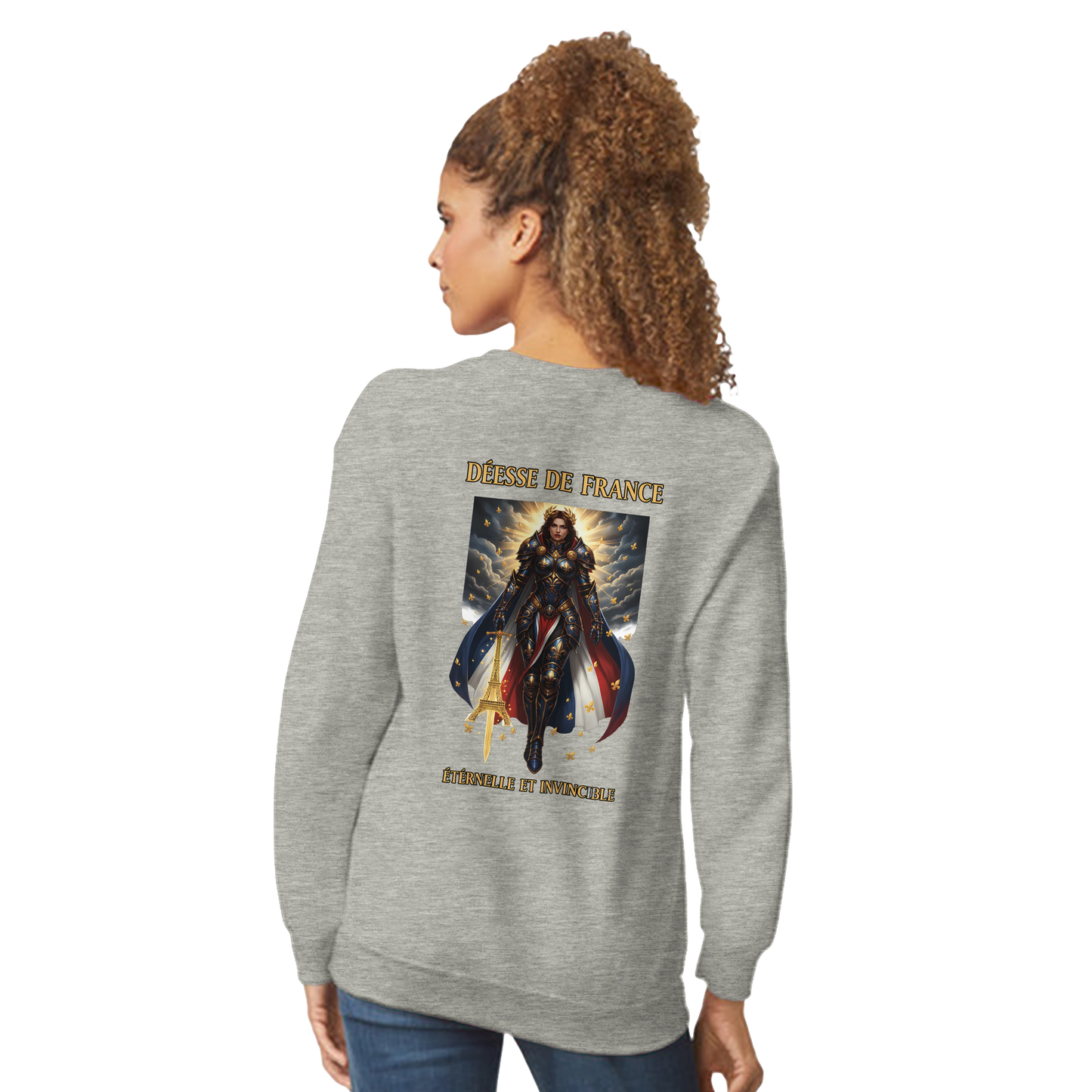 Sweat-shirt Femme Déesse de France – Confort et Style Premium