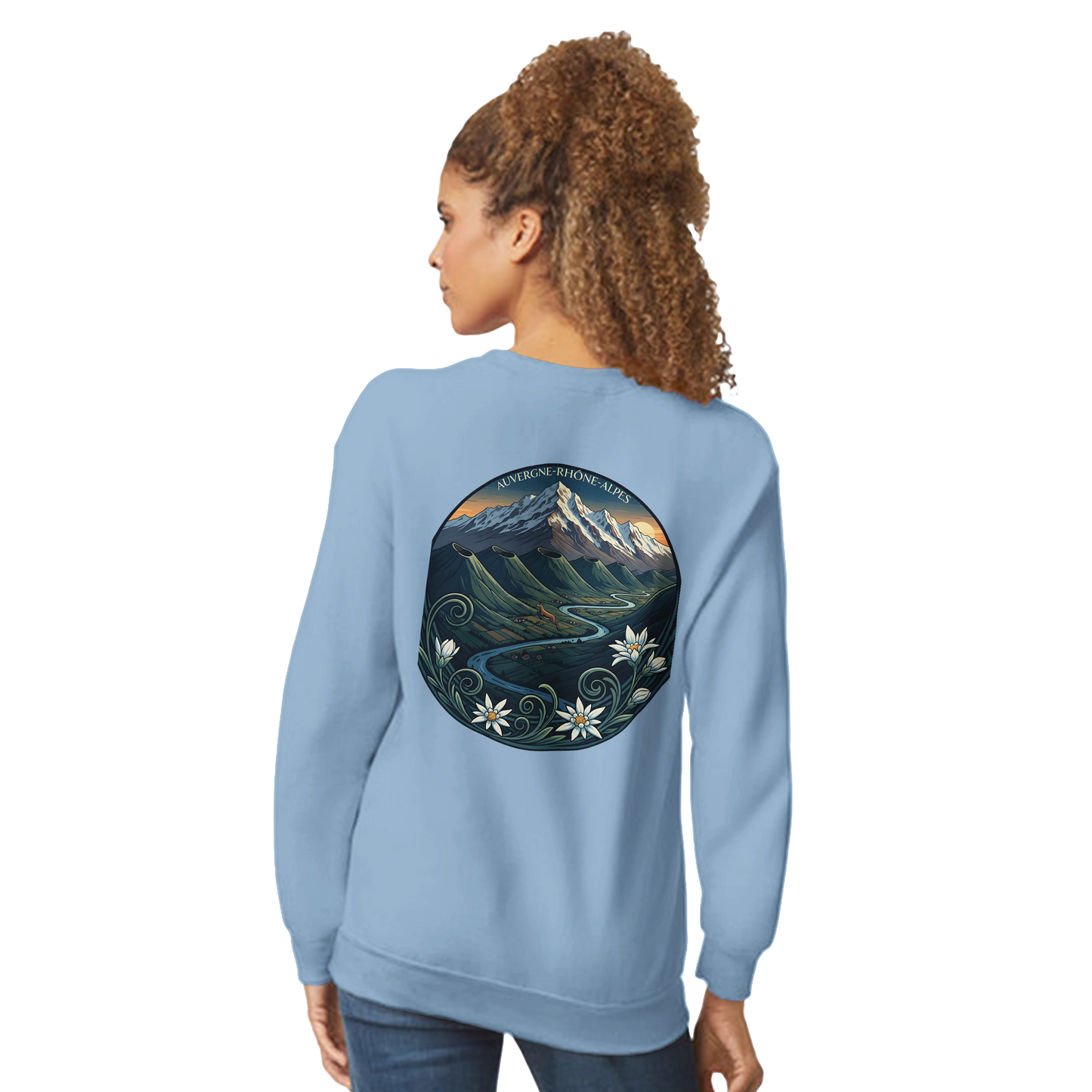 Sweat-shirt Unisexe Auvergne-Rhône-Alpes – Confort Classique