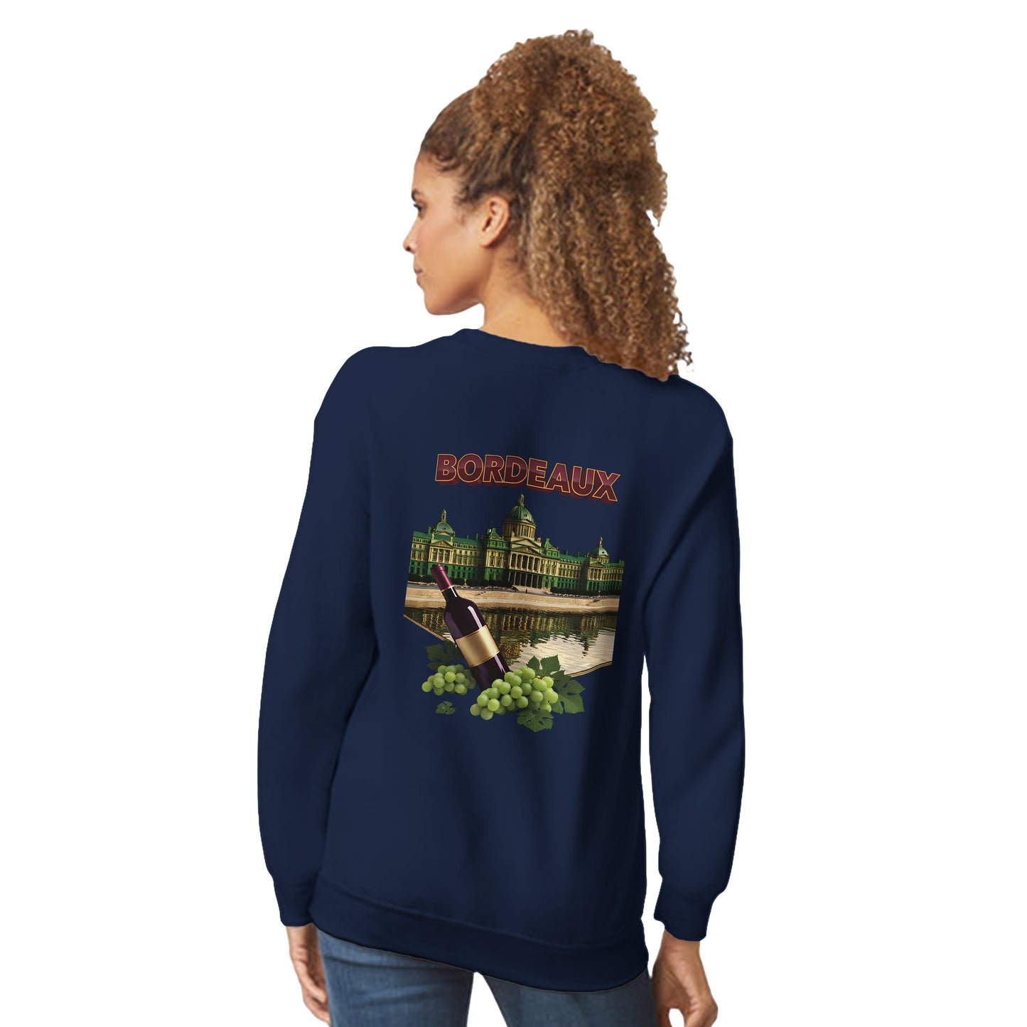 Sweat-shirt Unisexe Bordeaux Ville de France – Classique et Confortable