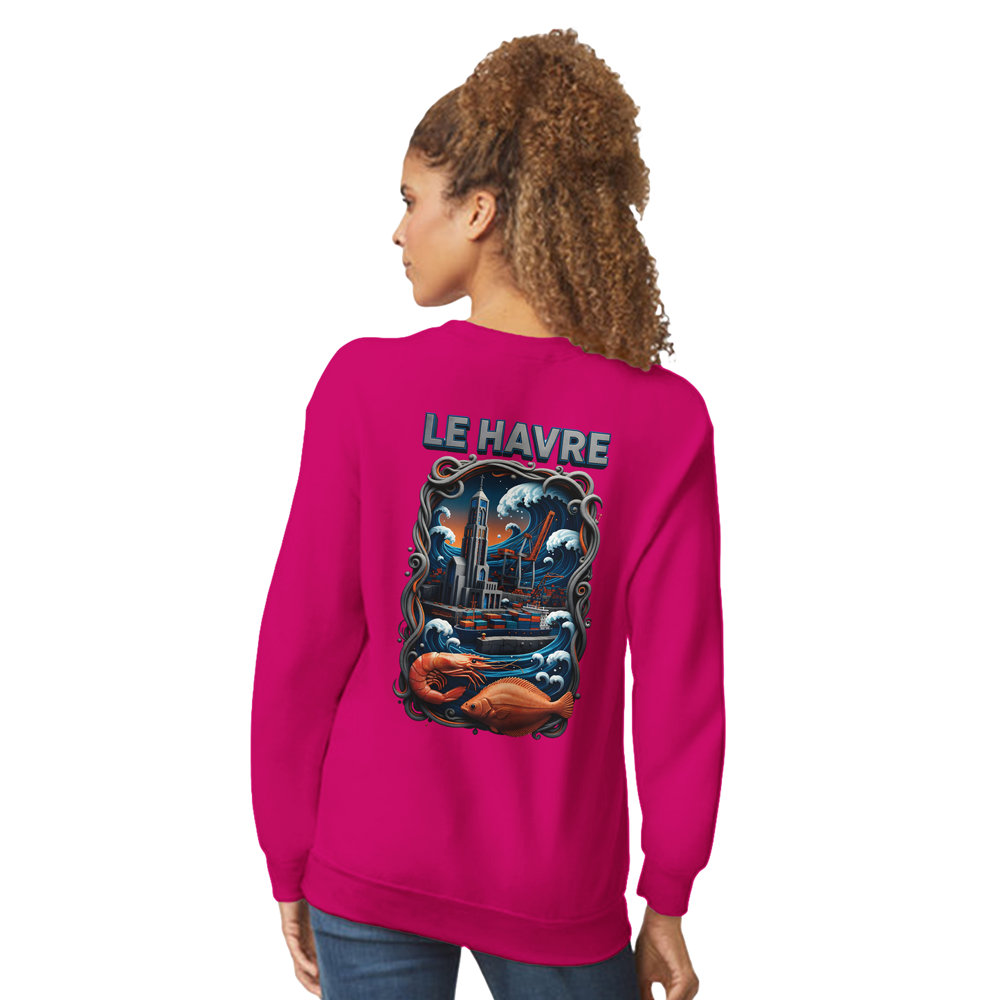 Sweat-shirt Unisexe Le Havre – Pull Classique Confortable