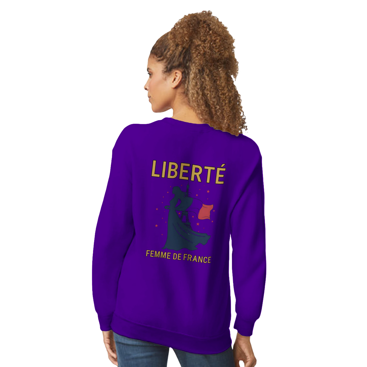Sweat-shirt femme liberté  classique ras du cou | Gildan® 18000