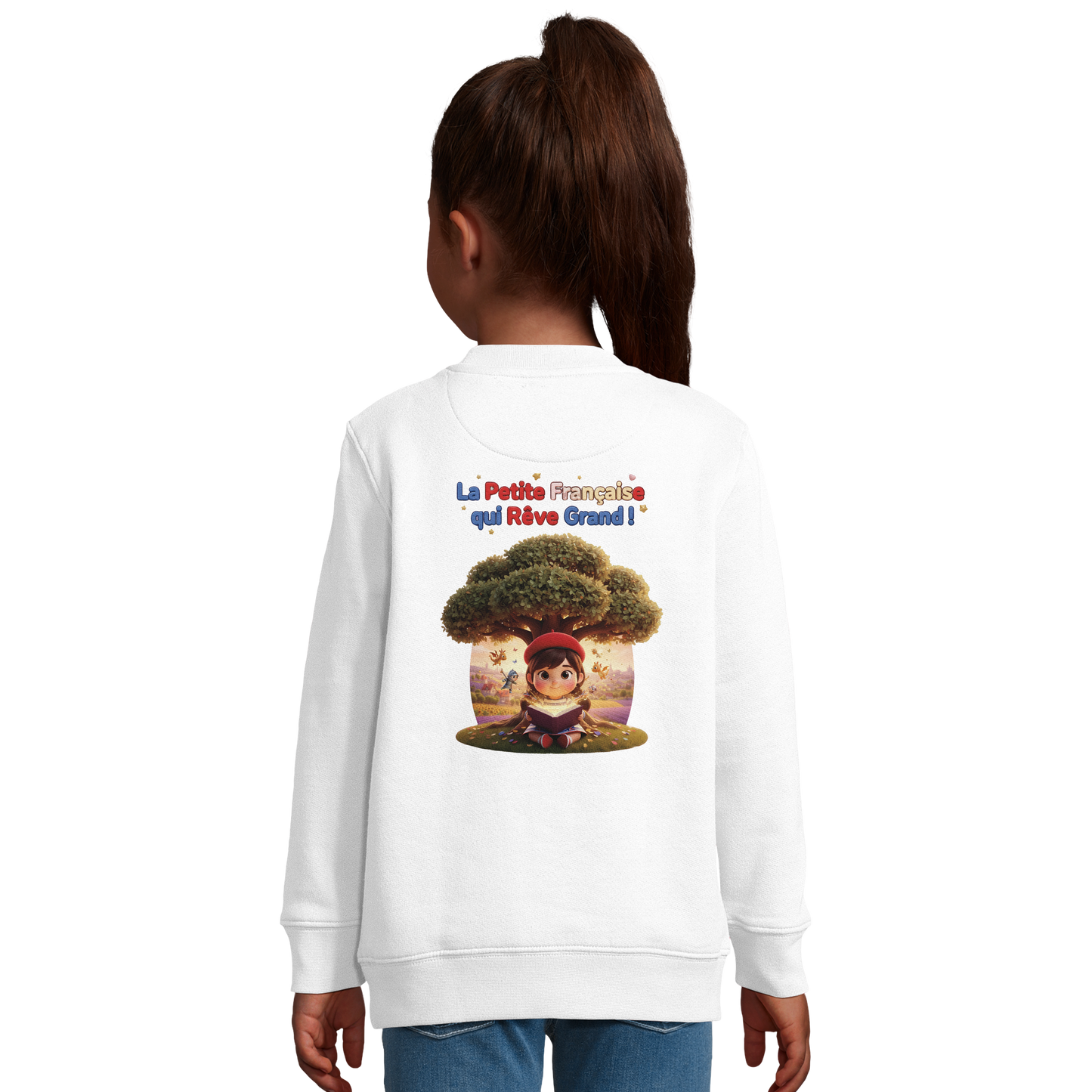 La Petite Française Qui Rêve Grand - Sweat-shirt Enfant Écoresponsable