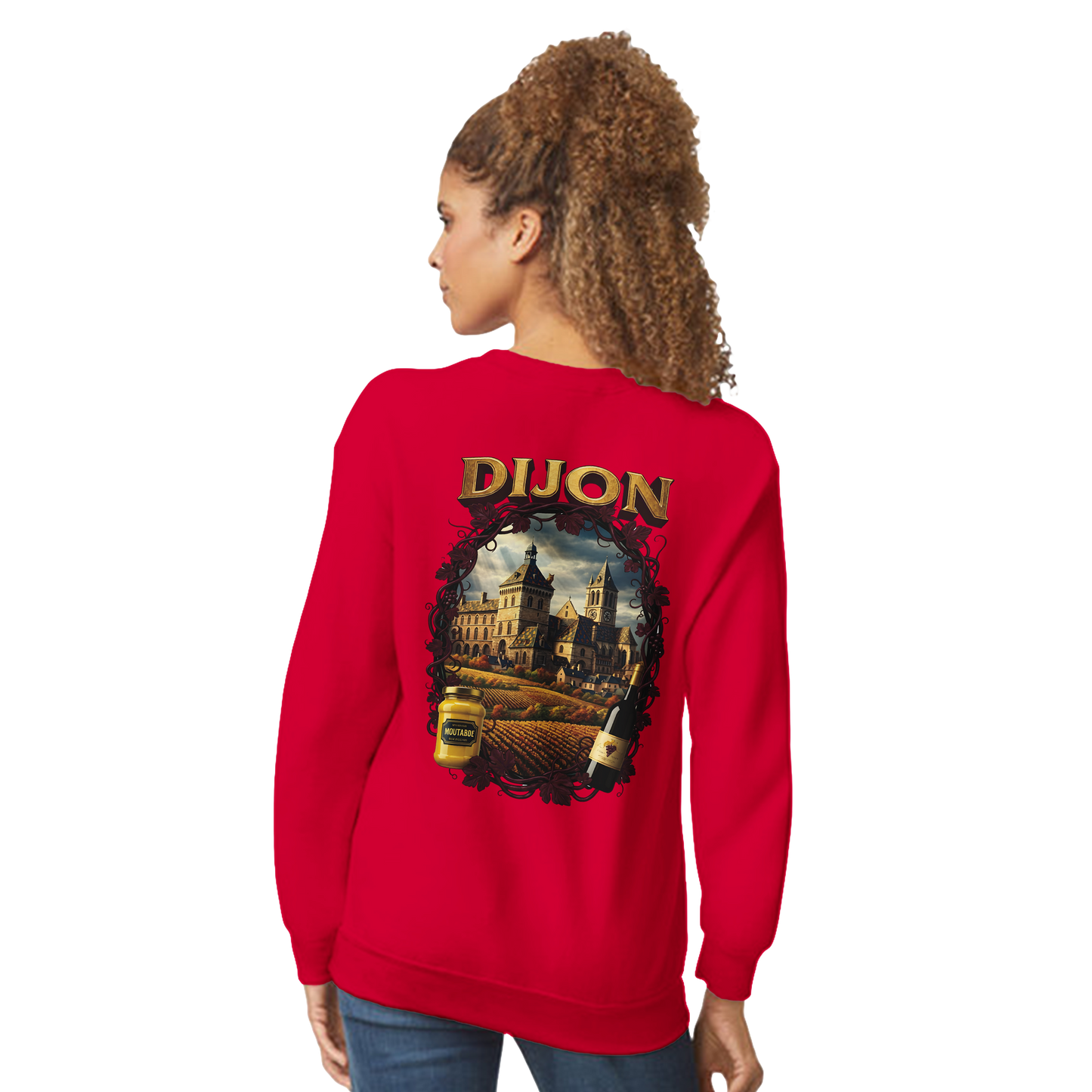 Sweat-shirt Unisexe Dijon – Ville de France – Coupe Classique Confortable