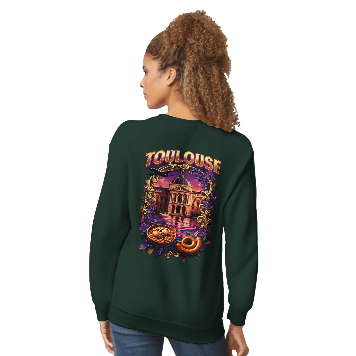 Sweat-shirt Unisexe Toulouse – Design Ville de France