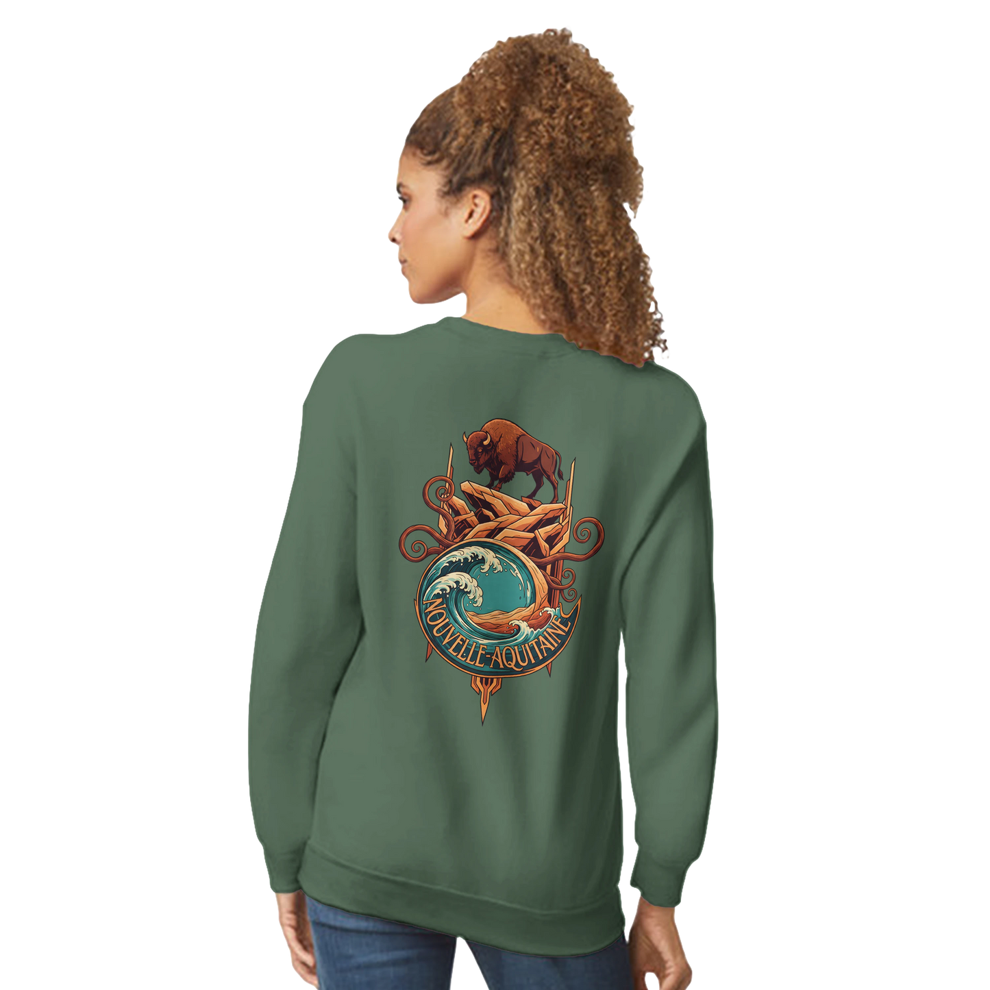 Sweat-shirt Unisexe Nouvelle-Aquitaine – Confort et Qualité Premium