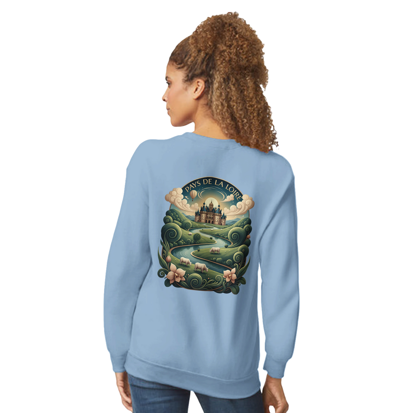 Sweat-shirt Unisexe Pays de la Loire – Confort Premium et Coupe Classique