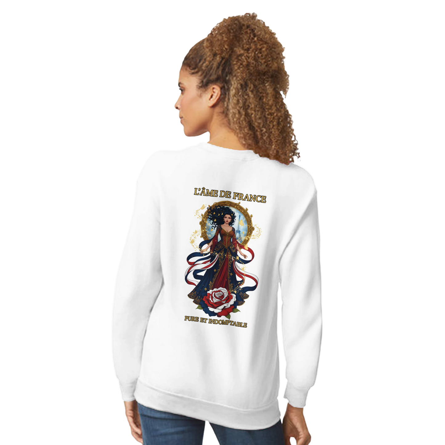 Sweat-shirt Femme "L'âme de France" - Confort Supérieur