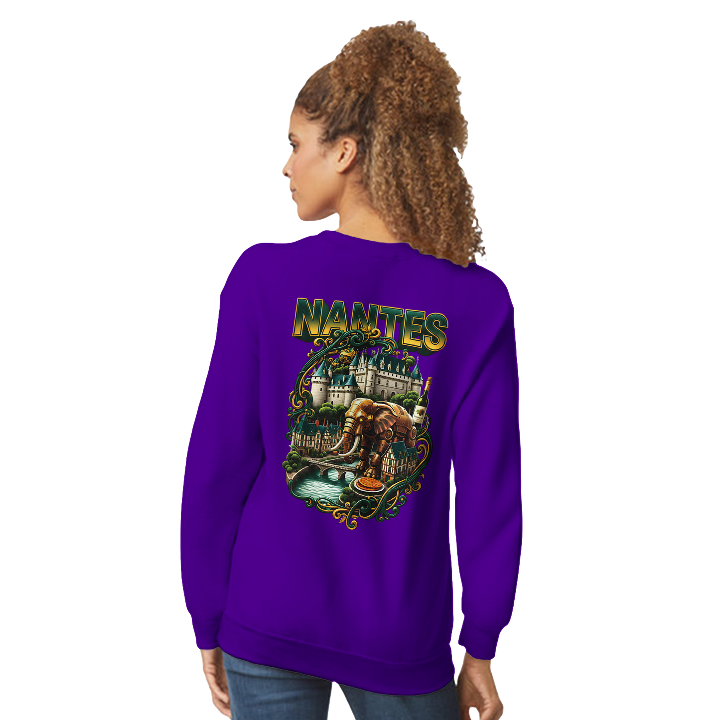 Sweat-shirt unisexe Nantes – Confort premium et style décontracté