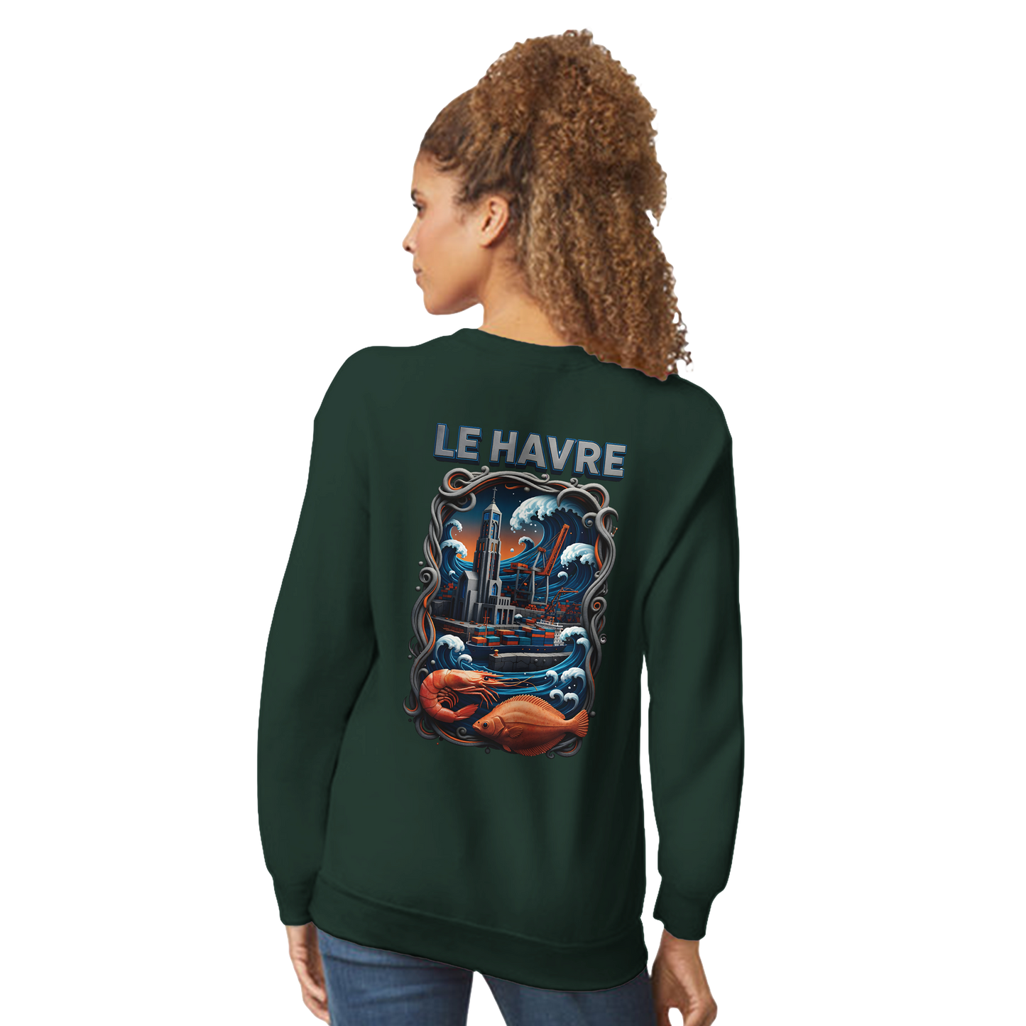 Sweat-shirt Unisexe Le Havre – Pull Classique Confortable