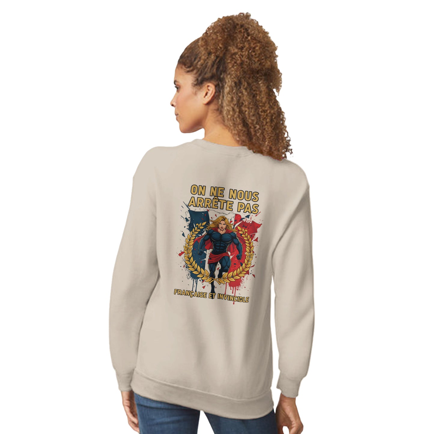 Sweat-shirt Femme « On ne nous arrête pas » – Confort et Style