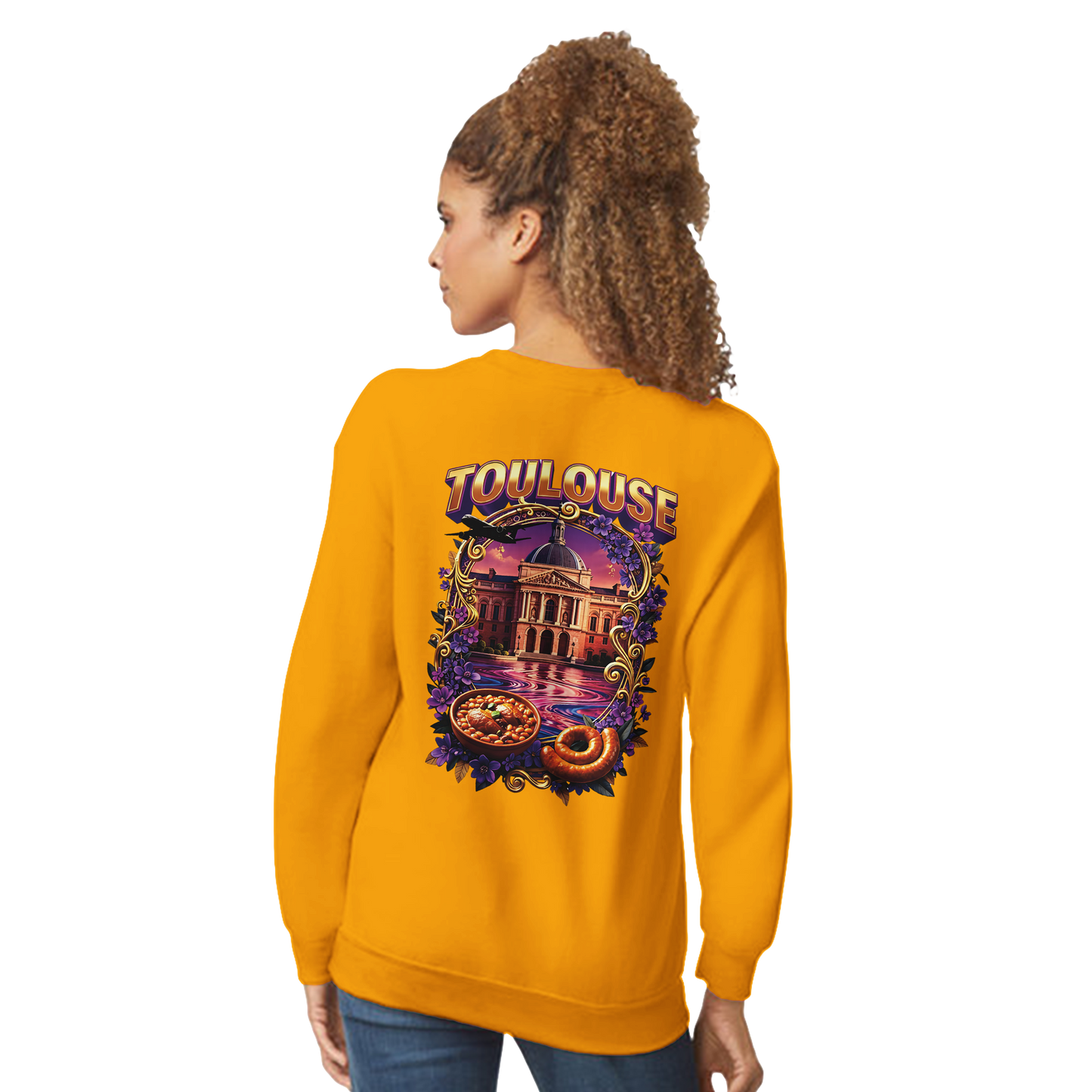 Sweat-shirt Unisexe Toulouse – Design Ville de France