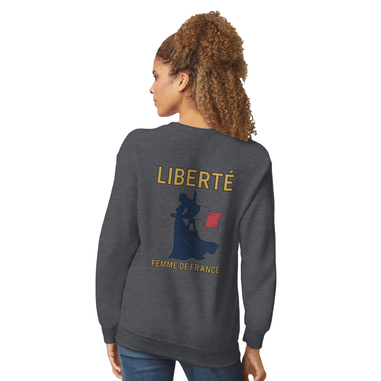Sweat-shirt femme liberté  classique ras du cou | Gildan® 18000