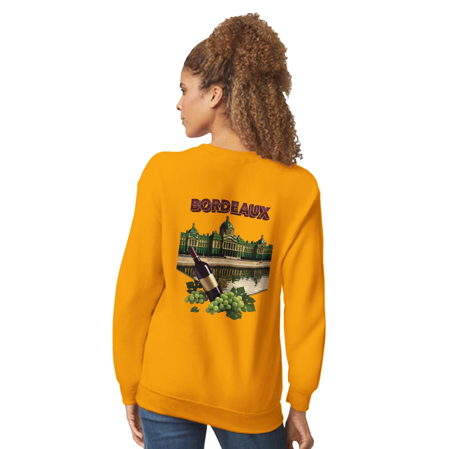Sweat-shirt Unisexe Bordeaux Ville de France – Classique et Confortable
