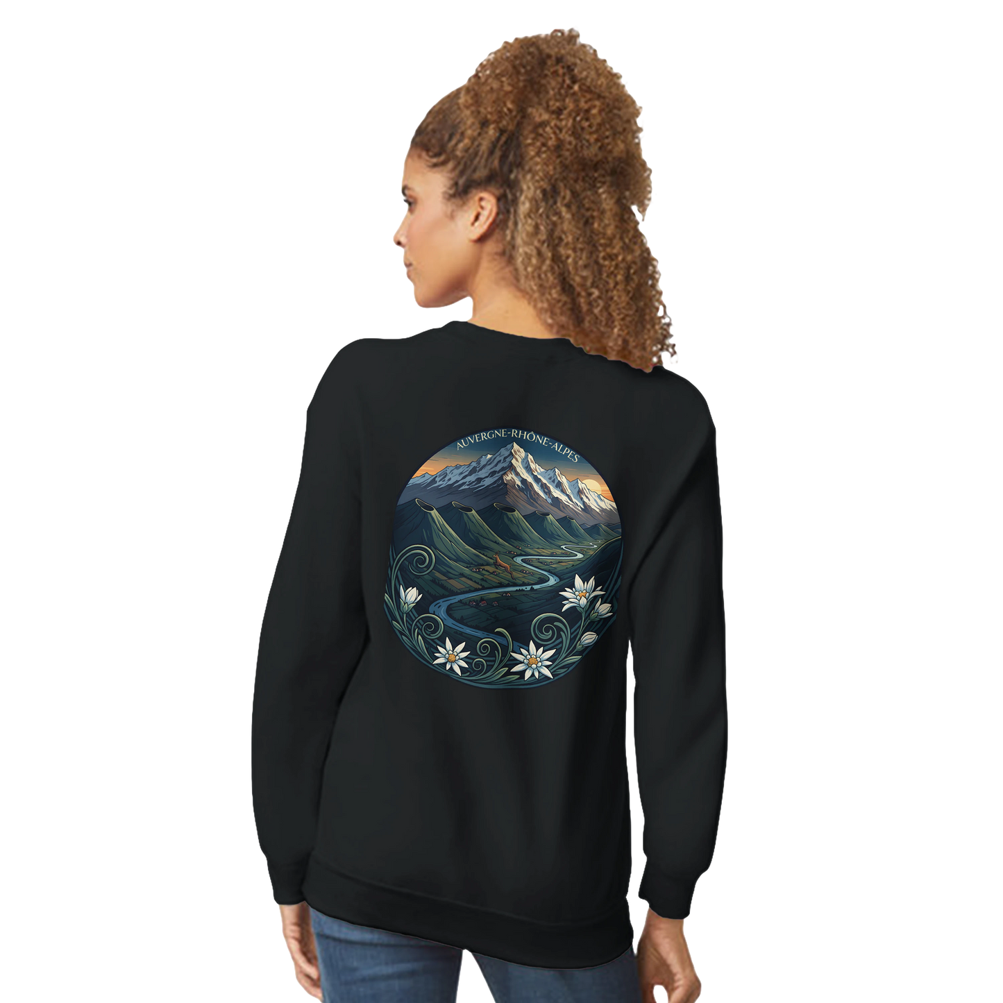 Sweat-shirt Unisexe Auvergne-Rhône-Alpes – Confort Classique