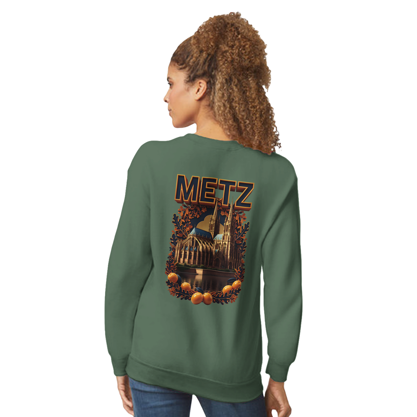Sweat-shirt unisexe Metz – Coupe classique et confort premium