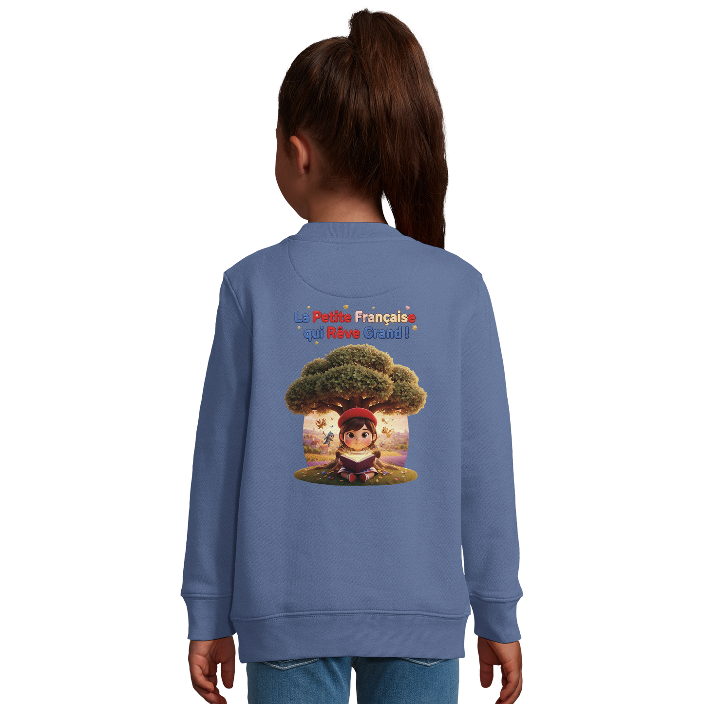 La Petite Française Qui Rêve Grand - Sweat-shirt Enfant Écoresponsable