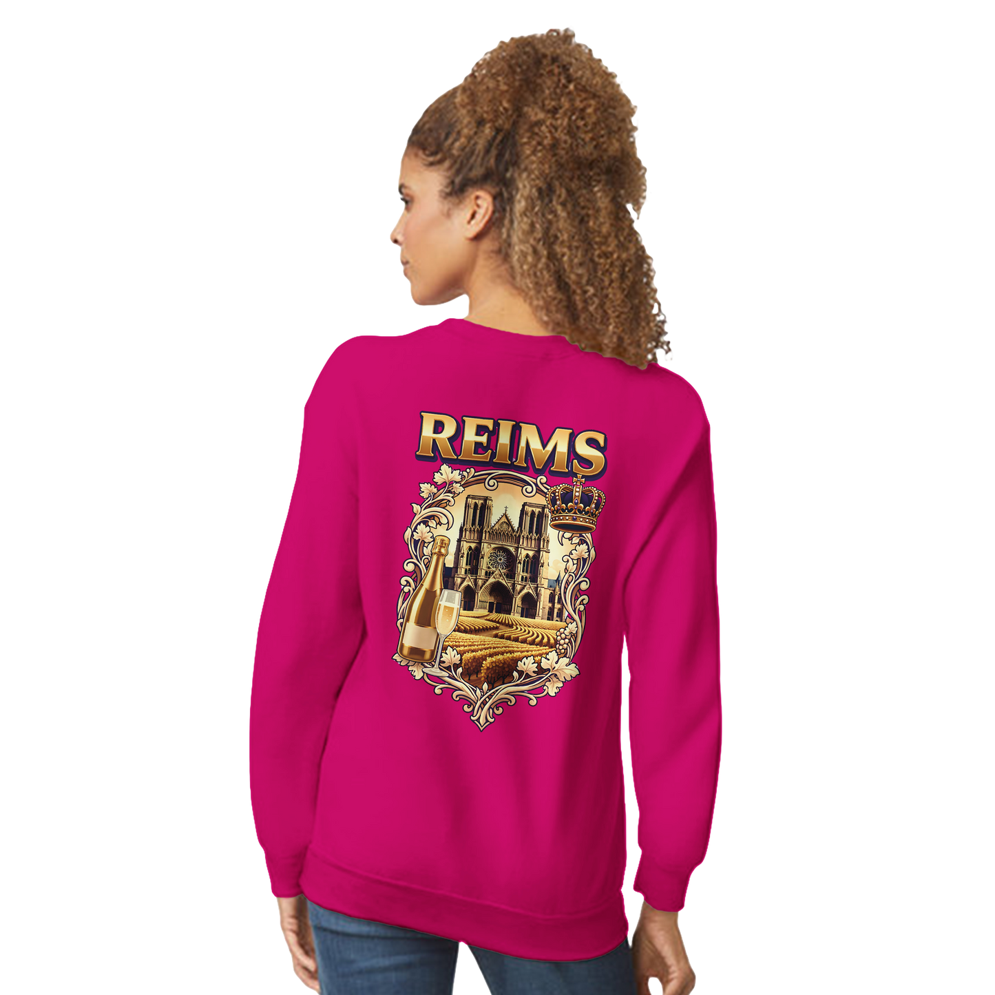 Sweat-shirt Reims – Sweat à col rond confortable en coton mélangé