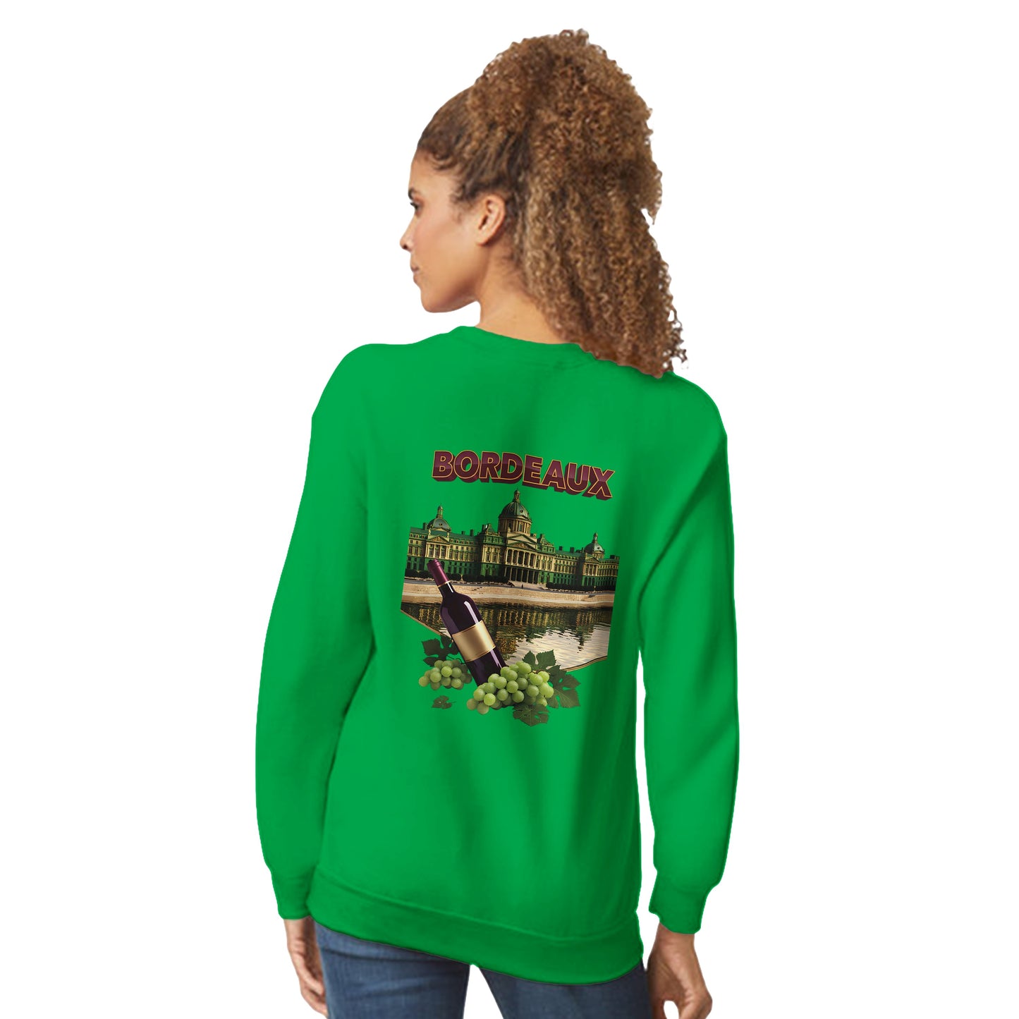 Sweat-shirt Unisexe Bordeaux Ville de France – Classique et Confortable