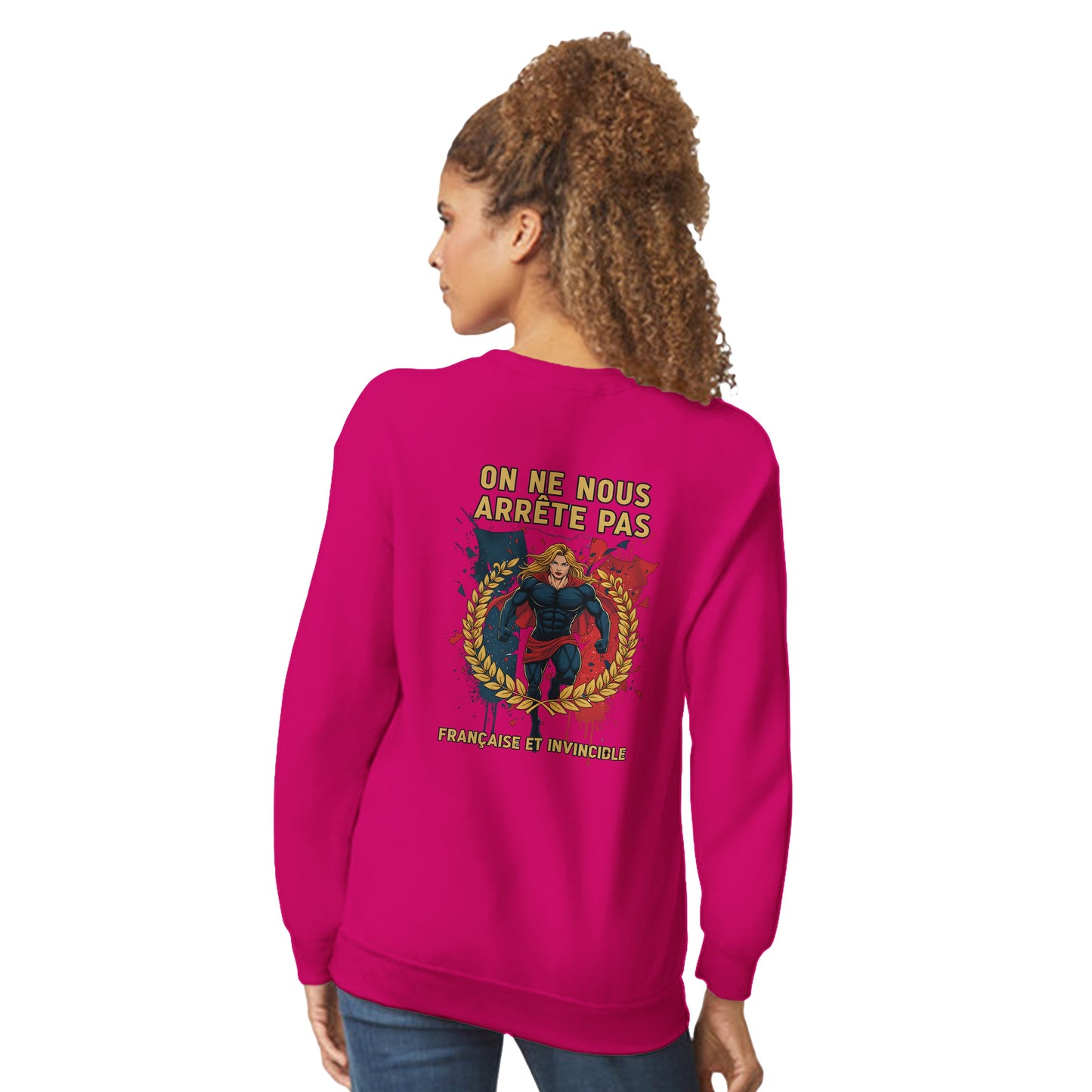Sweat-shirt Femme « On ne nous arrête pas » – Confort et Style