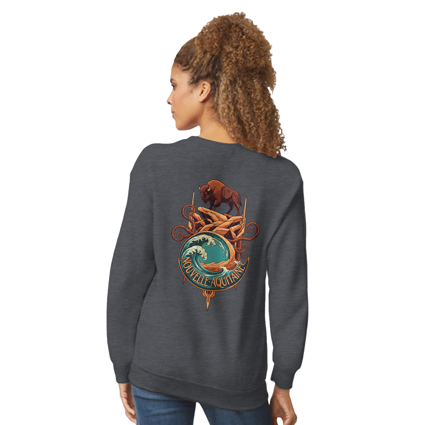 Sweat-shirt Unisexe Nouvelle-Aquitaine – Confort et Qualité Premium