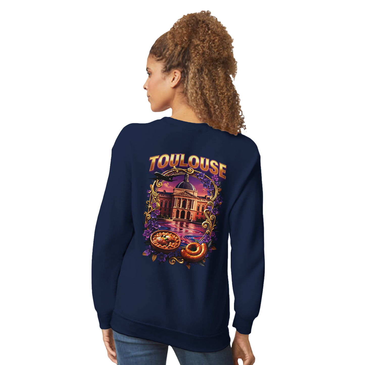 Sweat-shirt Unisexe Toulouse – Design Ville de France