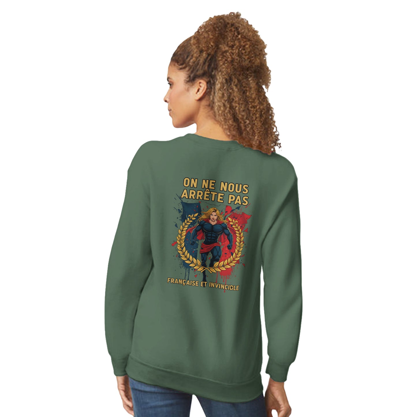 Sweat-shirt Femme « On ne nous arrête pas » – Confort et Style