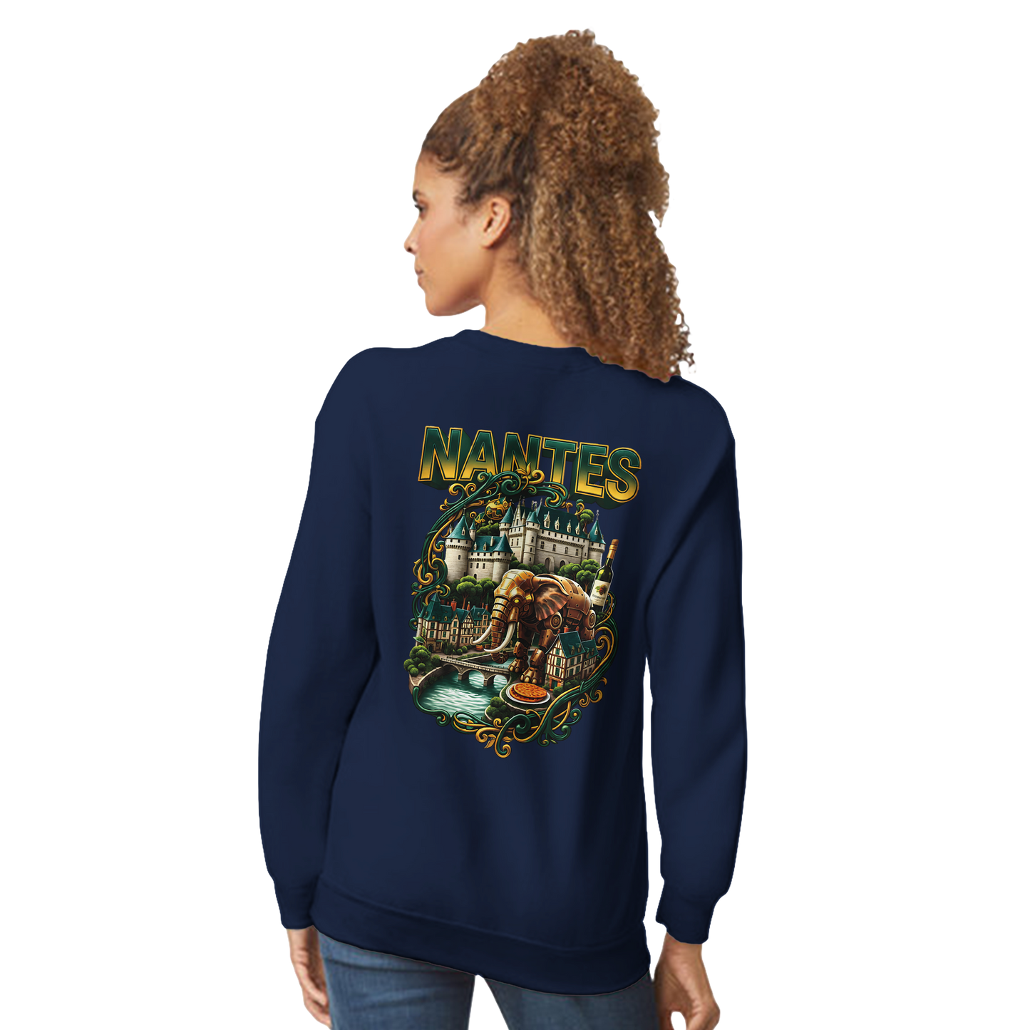 Sweat-shirt unisexe Nantes – Confort premium et style décontracté