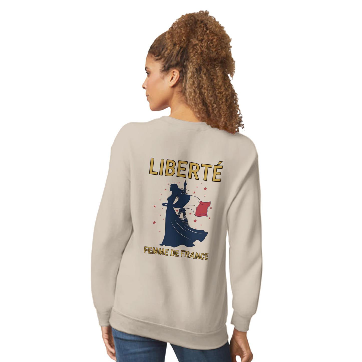 Sweat-shirt femme liberté  classique ras du cou | Gildan® 18000