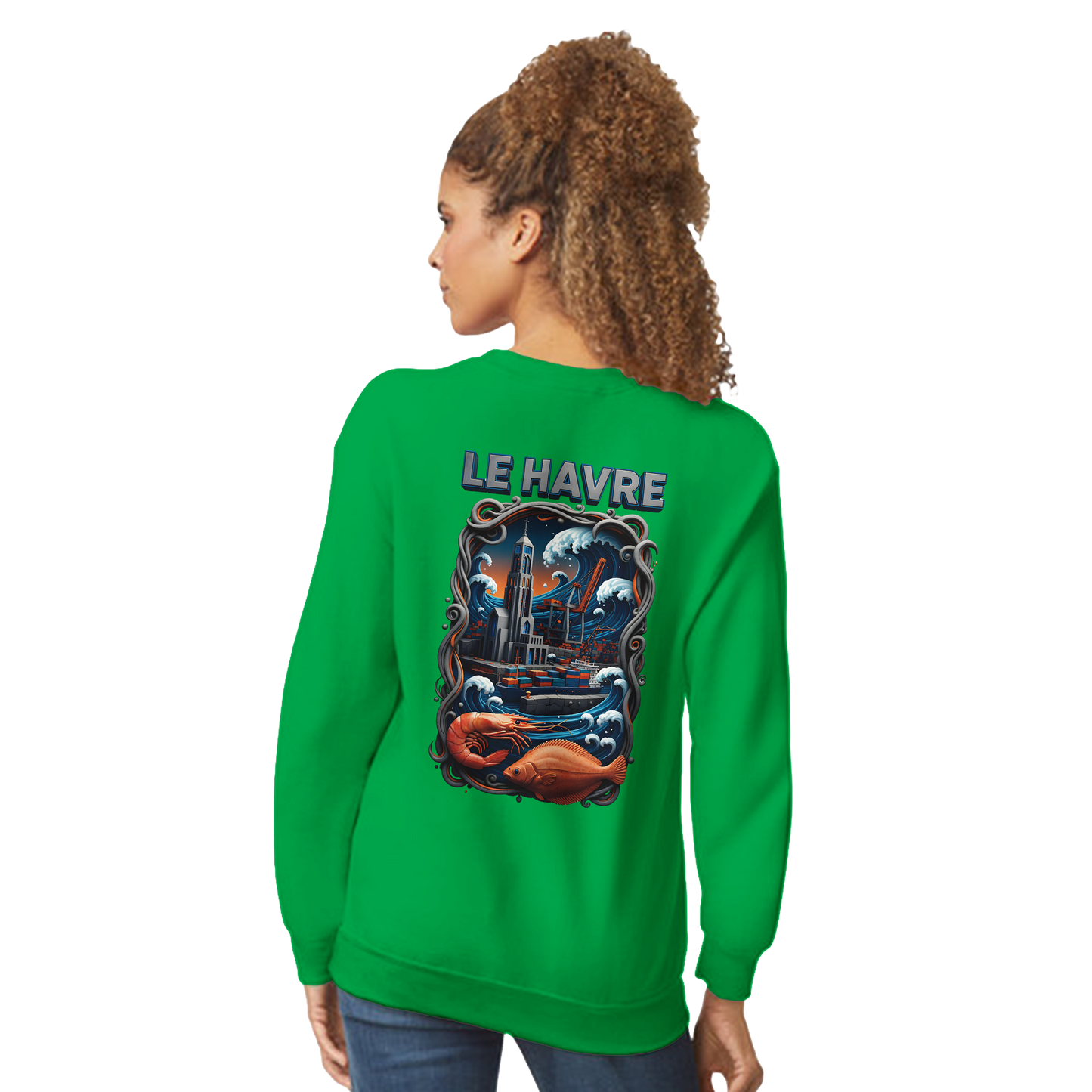 Sweat-shirt Unisexe Le Havre – Pull Classique Confortable