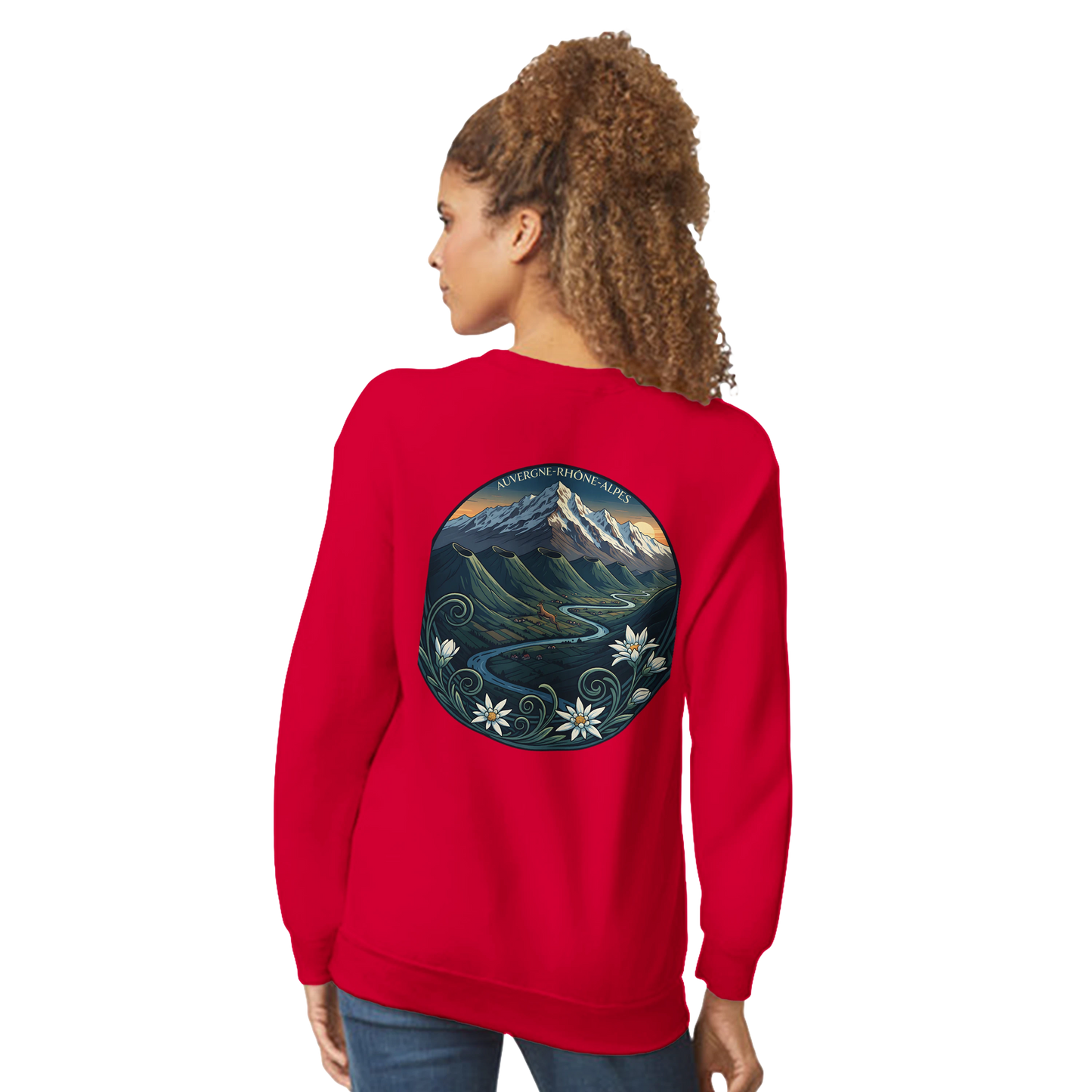 Sweat-shirt Unisexe Auvergne-Rhône-Alpes – Confort Classique