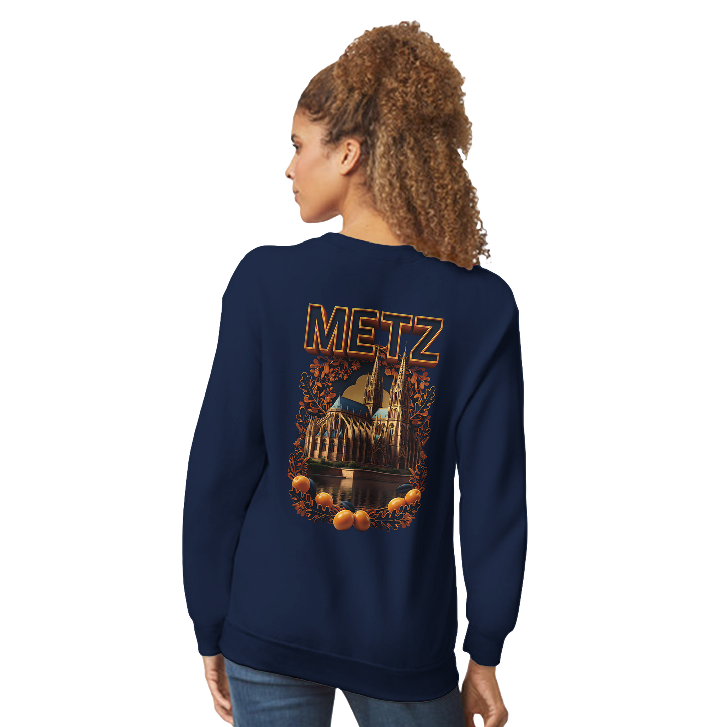 Sweat-shirt unisexe Metz – Coupe classique et confort premium