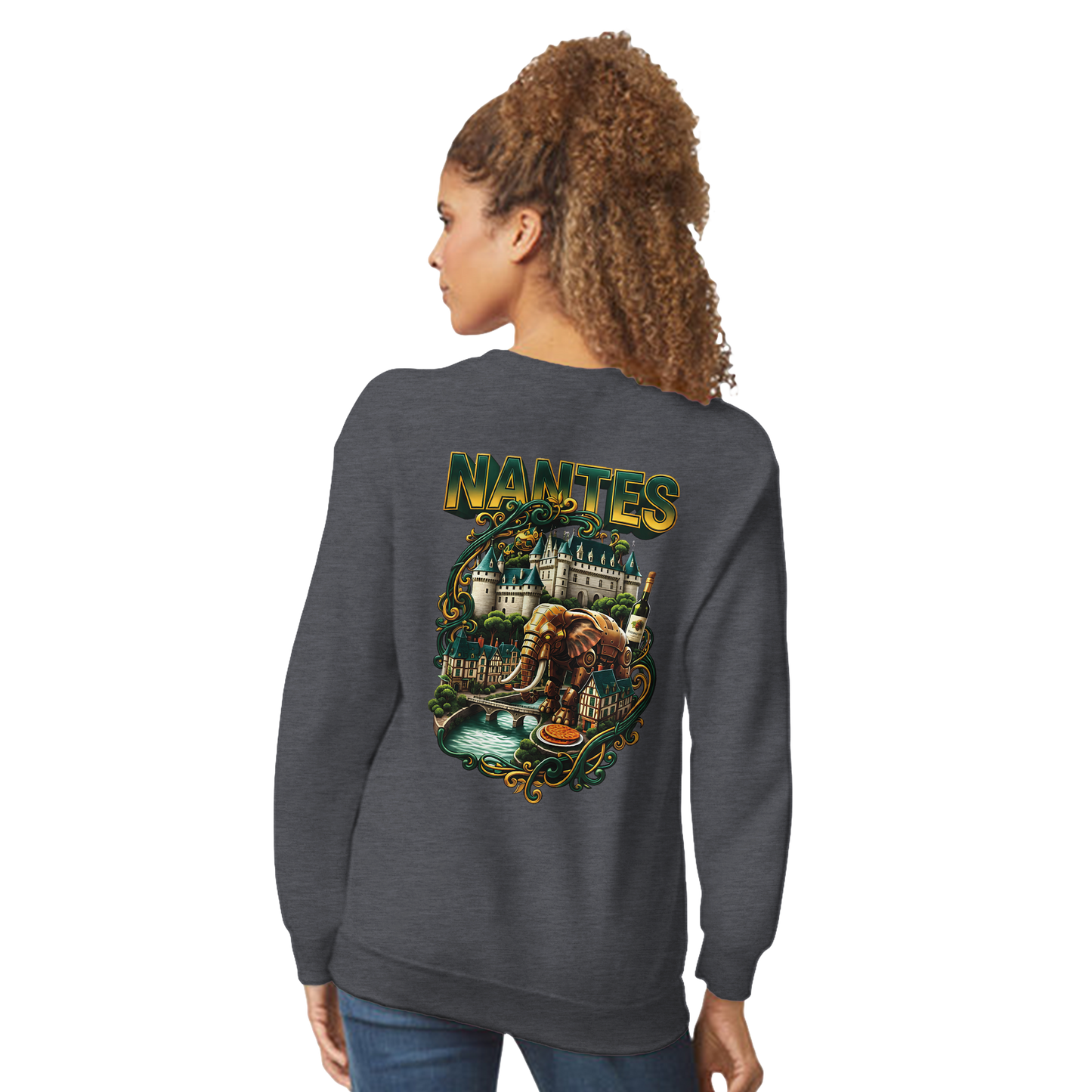 Sweat-shirt unisexe Nantes – Confort premium et style décontracté