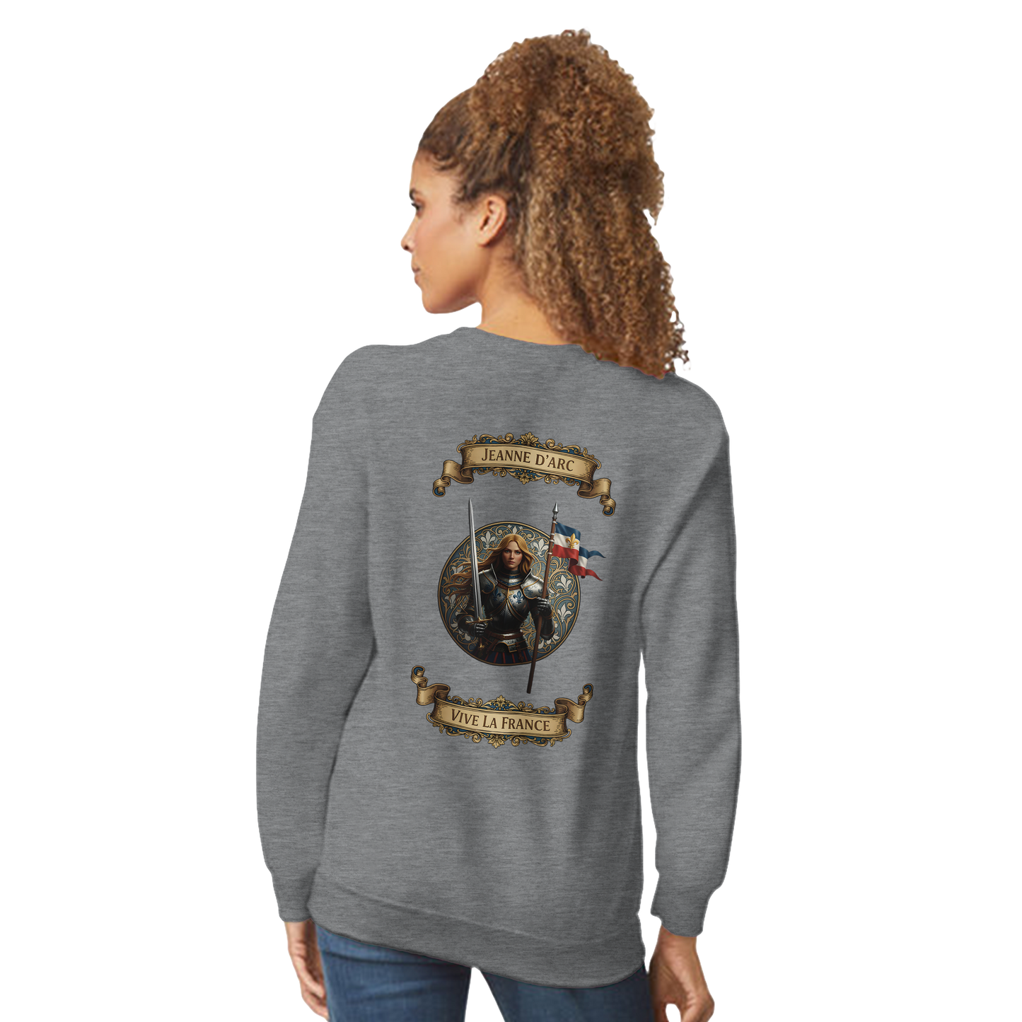 Sweat-shirt Femme Jeanne d’Arc – Confort et Style Historique