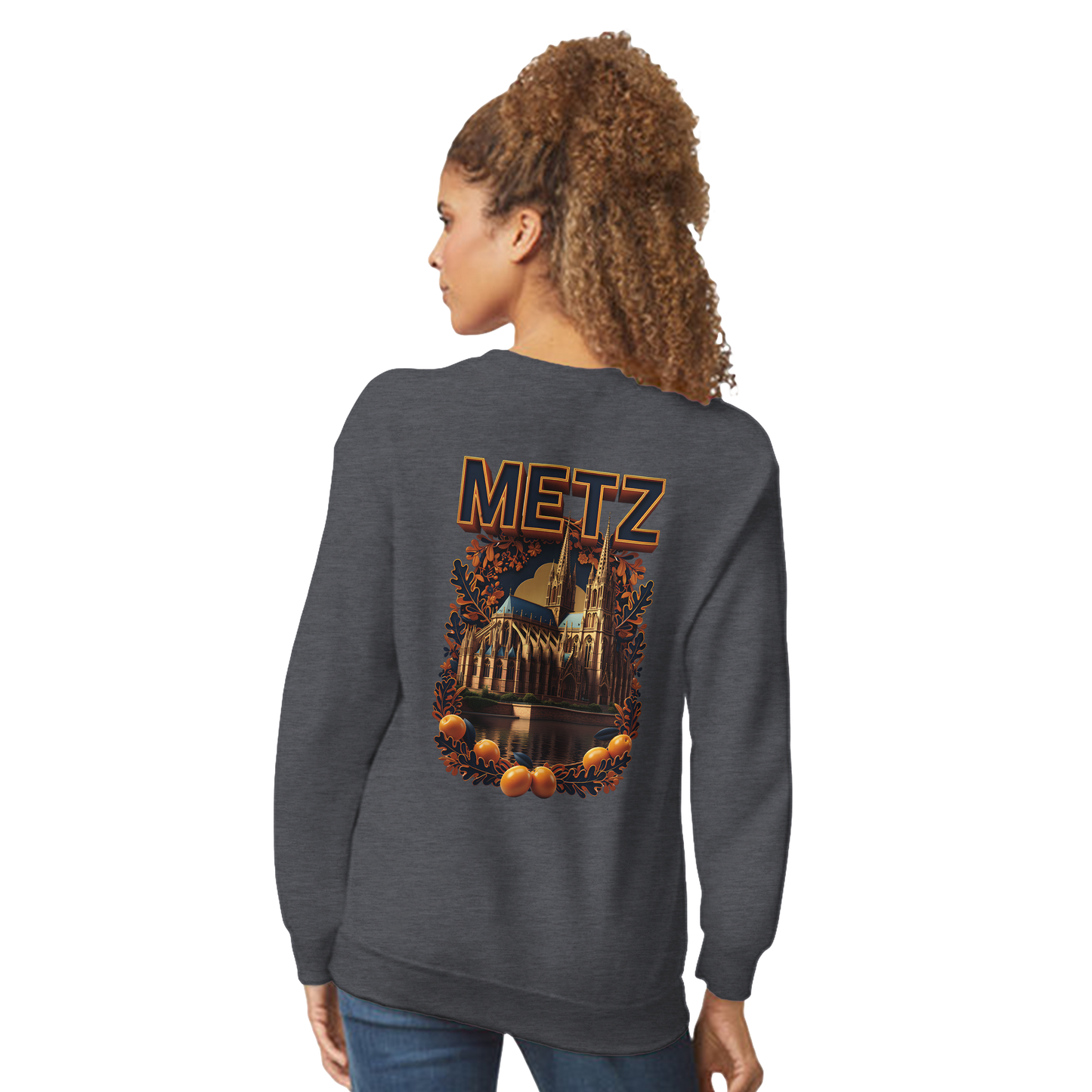 Sweat-shirt unisexe Metz – Coupe classique et confort premium