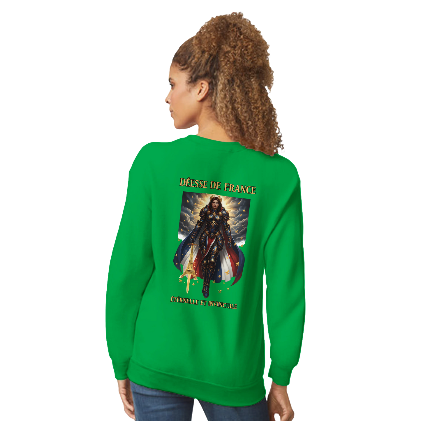 Sweat-shirt Femme Déesse de France – Confort et Style Premium