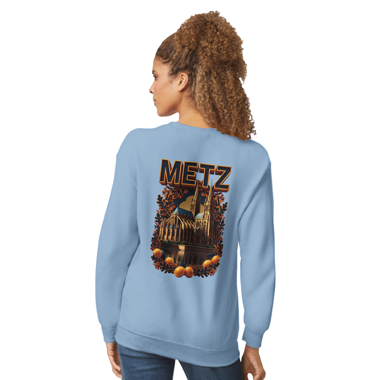 Sweat-shirt unisexe Metz – Coupe classique et confort premium