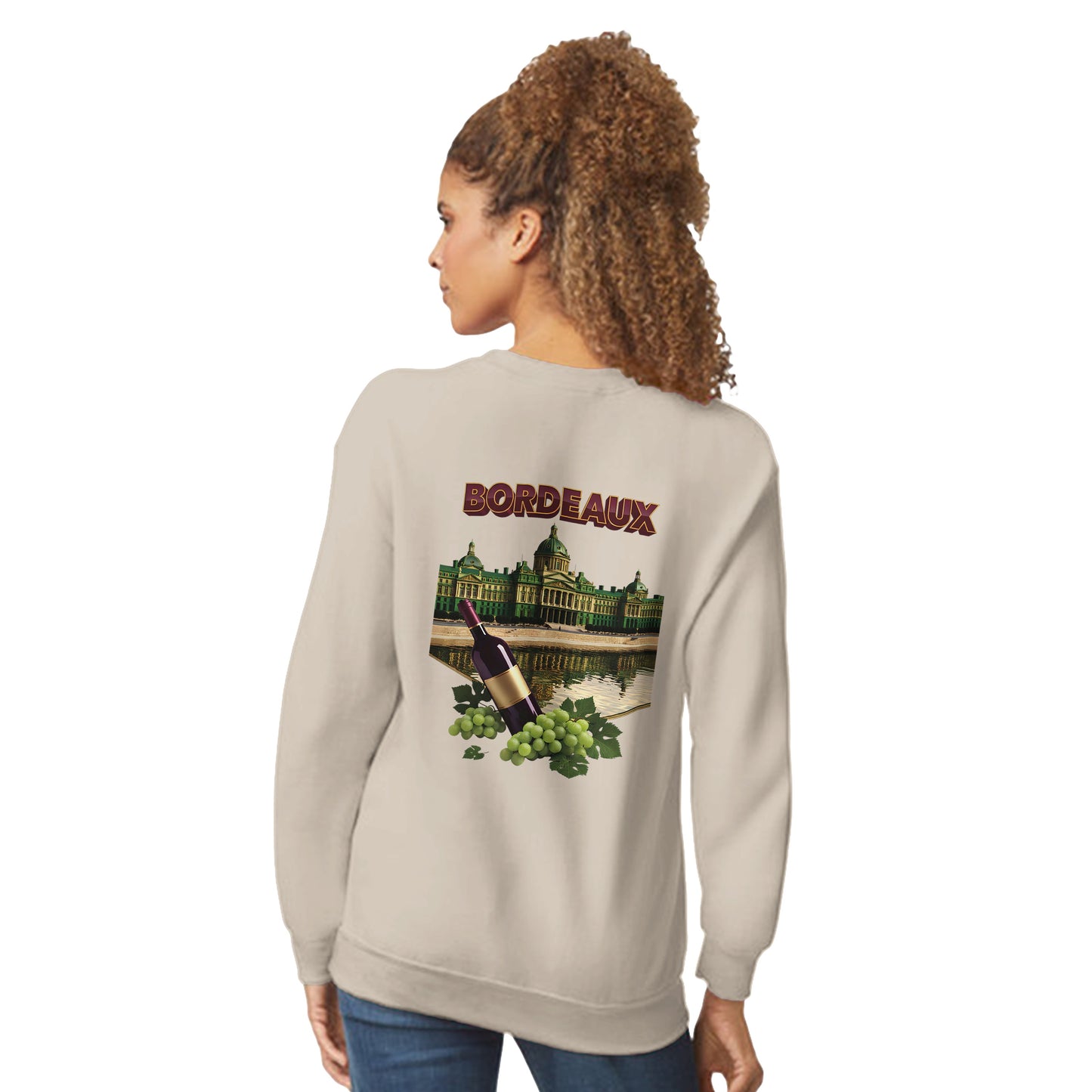 Sweat-shirt Unisexe Bordeaux Ville de France – Classique et Confortable