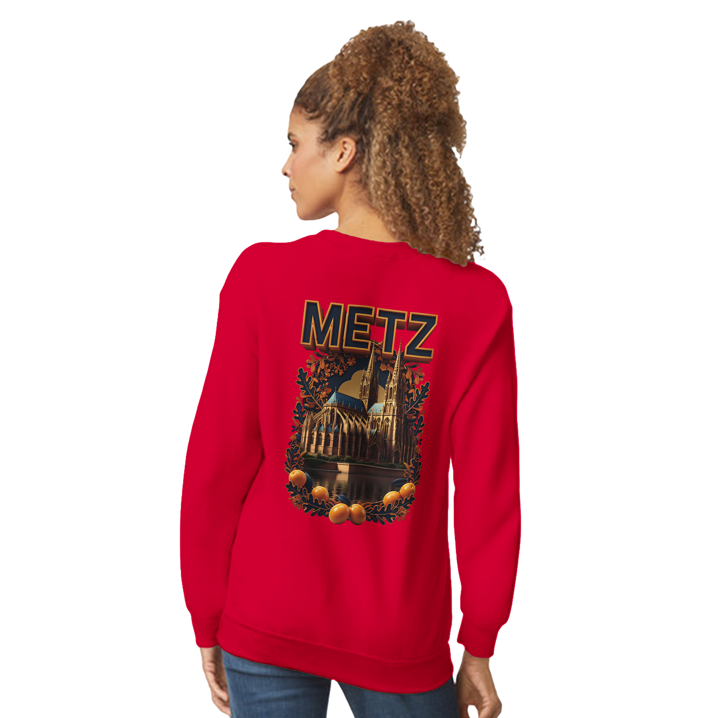 Sweat-shirt unisexe Metz – Coupe classique et confort premium
