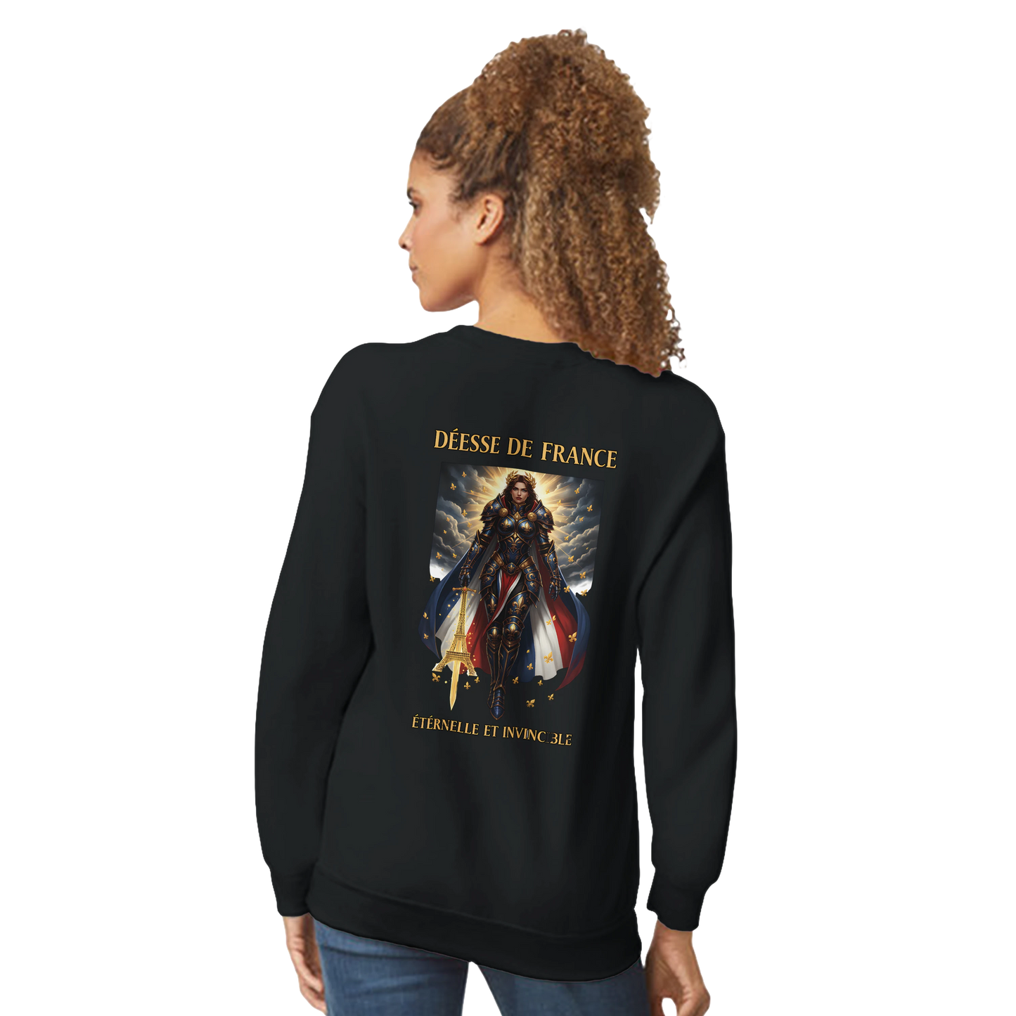 Sweat-shirt Femme Déesse de France – Confort et Style Premium