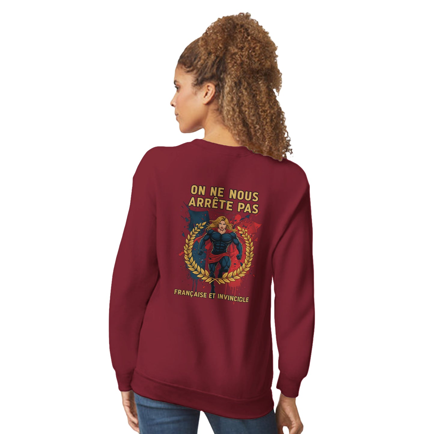 Sweat-shirt Femme « On ne nous arrête pas » – Confort et Style