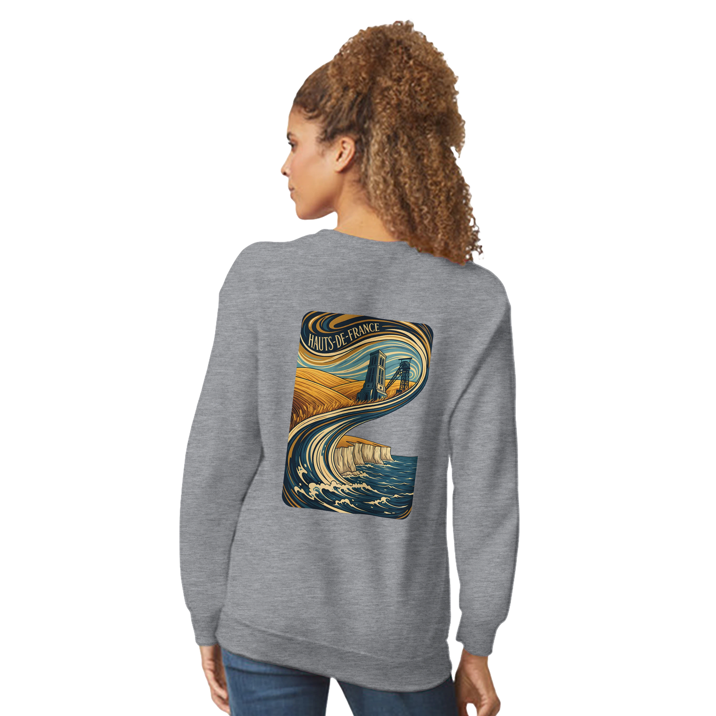 Sweat-shirt Unisexe Haut de France - Confort Premium et Design Classique